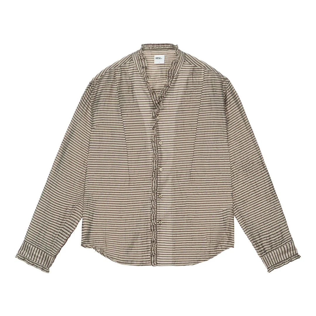 Ruffle Check Shirt - Image 6