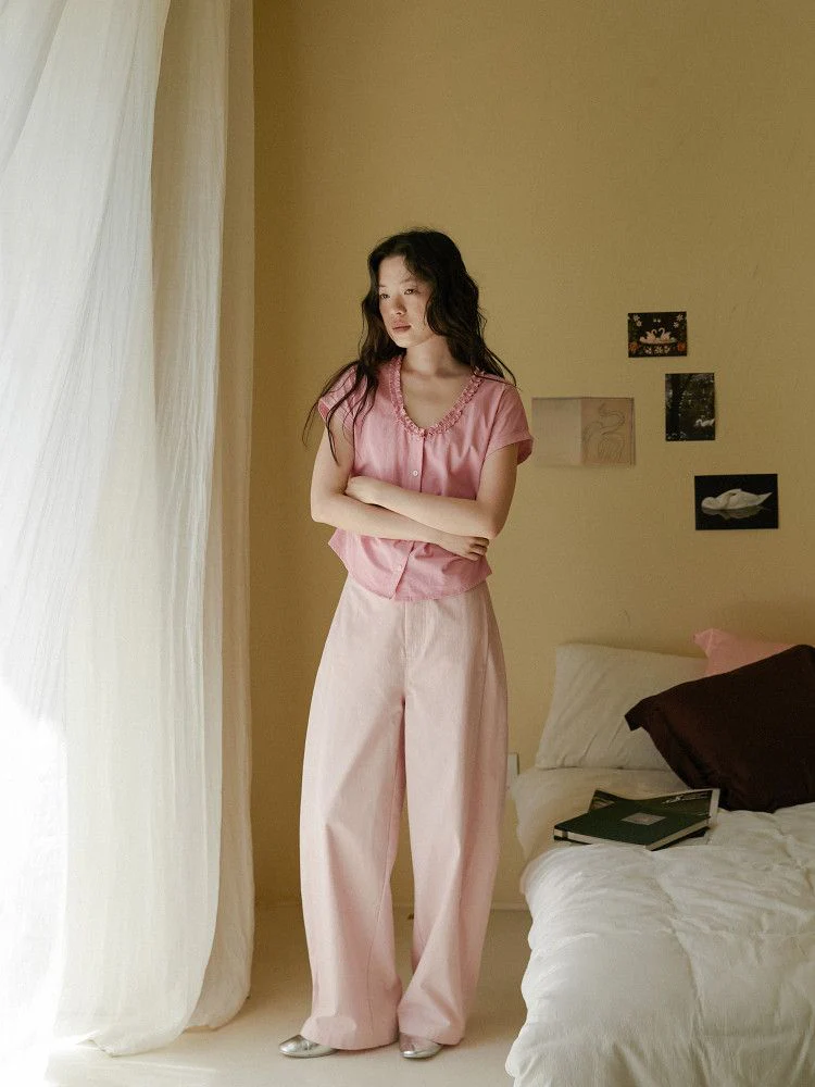 Ruffle Neck Blouse - Image 3