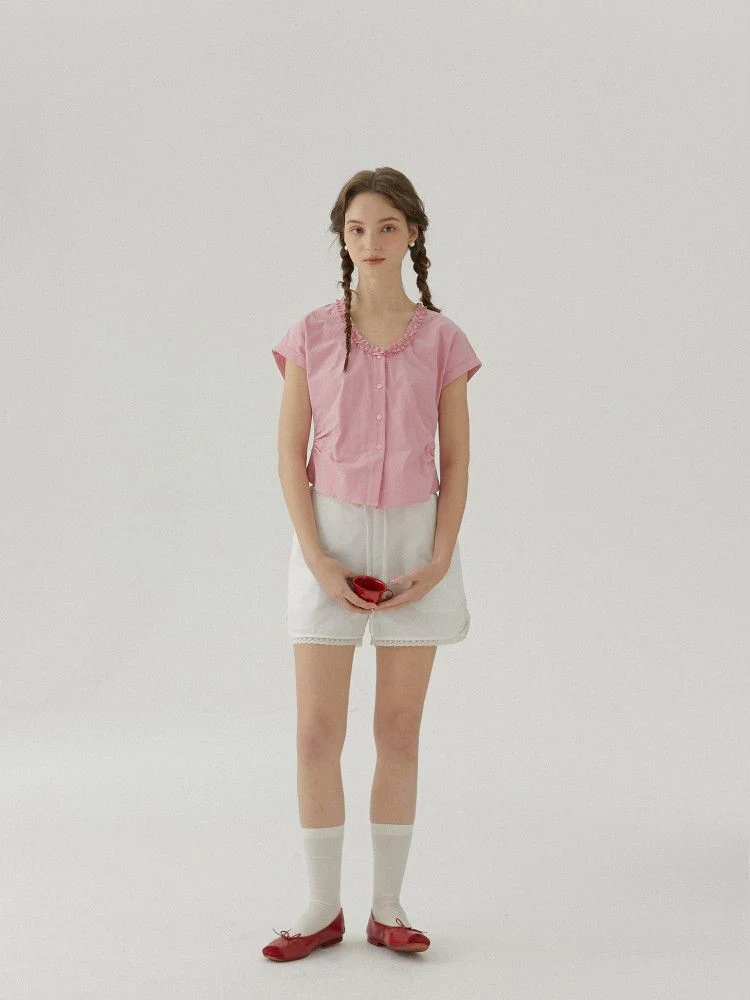 Ruffle Neck Blouse - Image 4