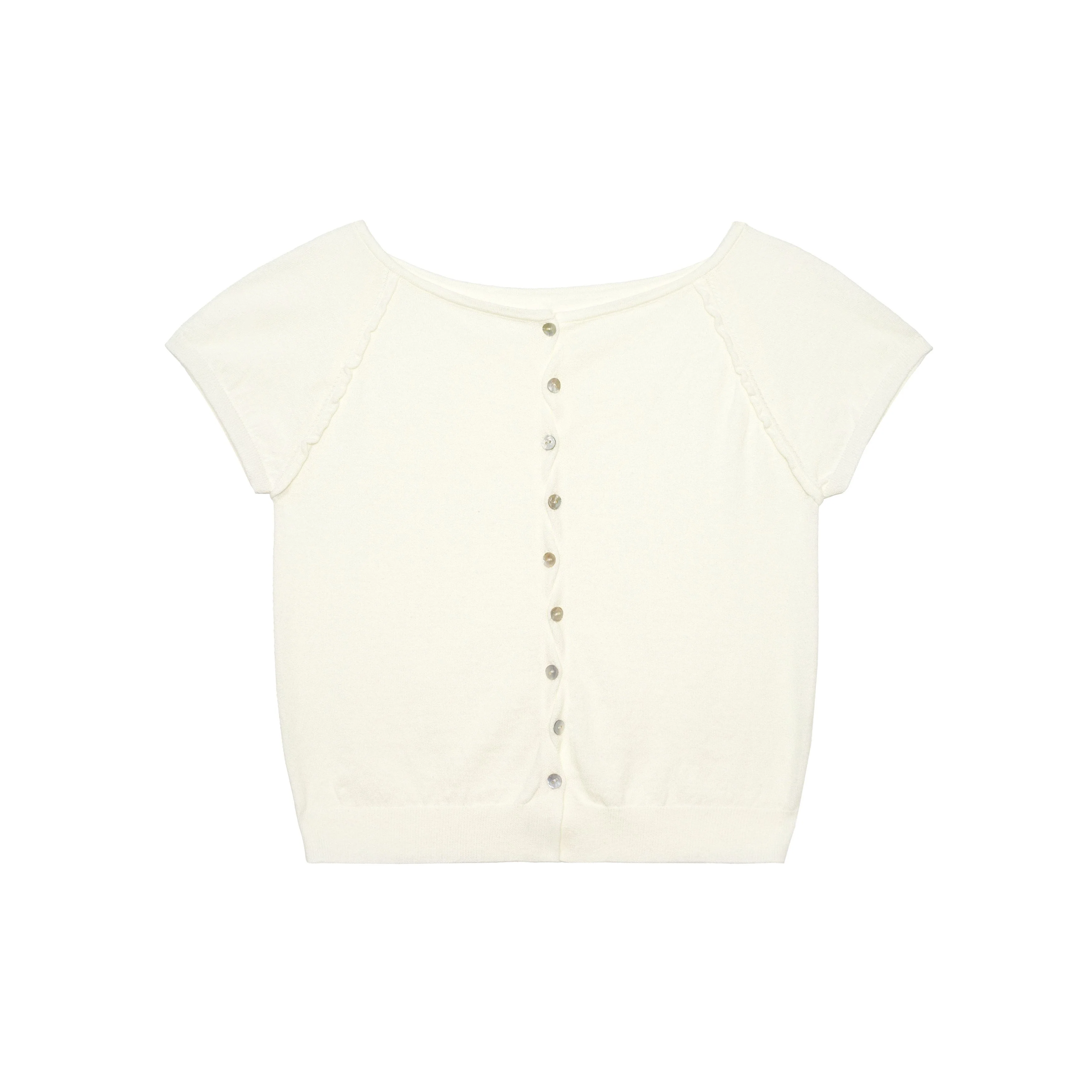 Ruffle Seam Cardigan - Image 6