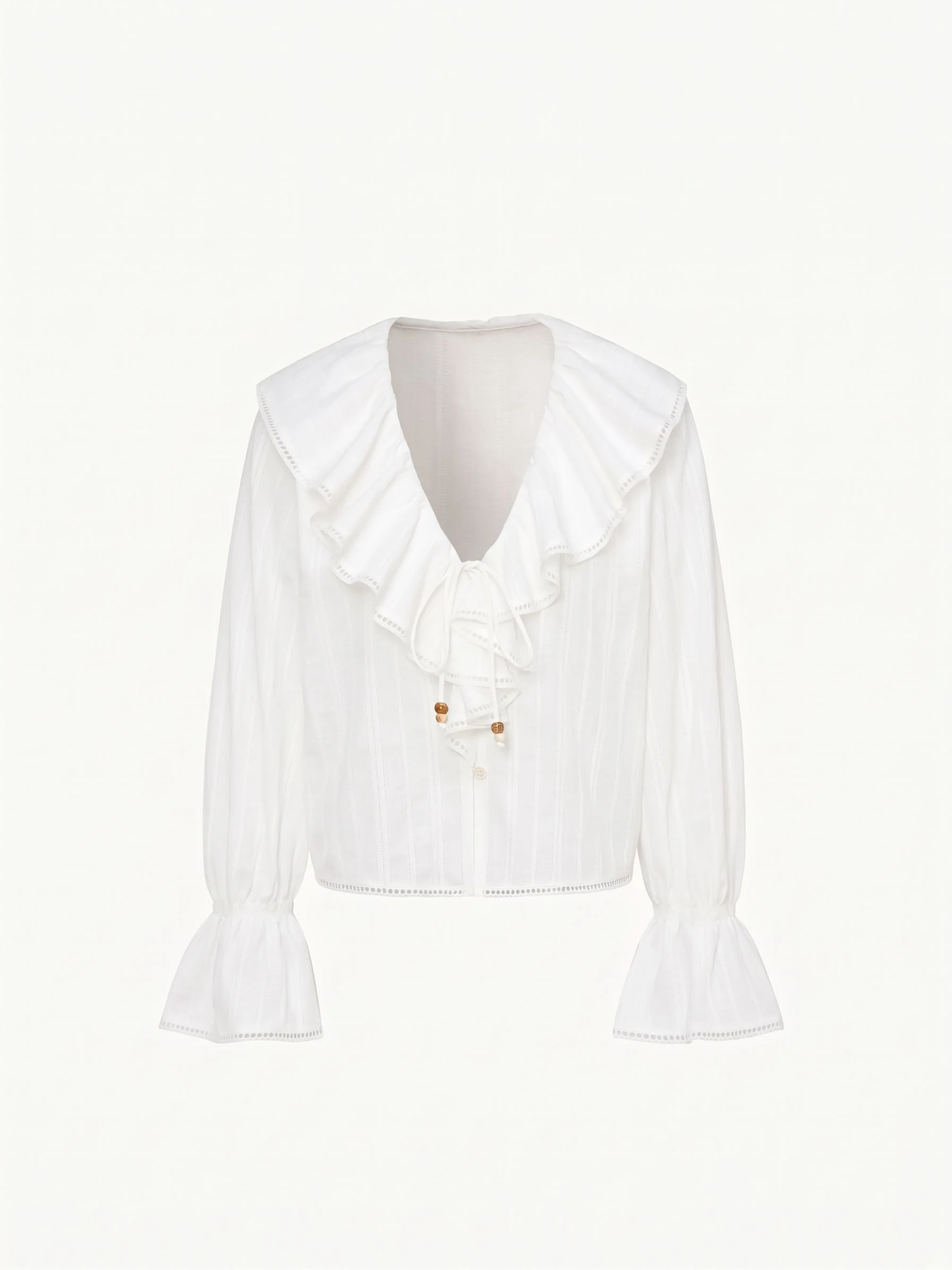 Ruffle Tie Blouse - Image 4