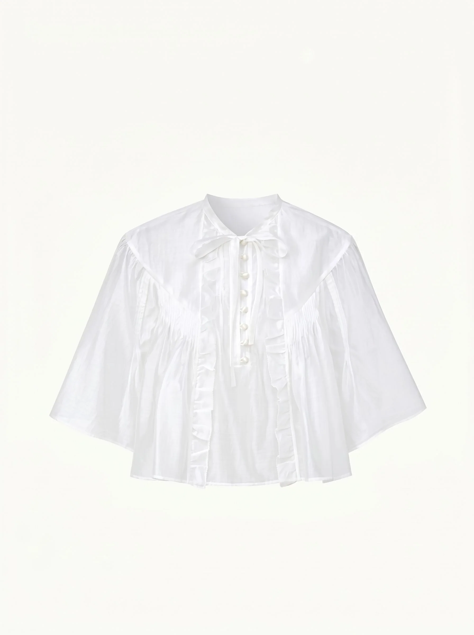 Ruffle Tie Blouse - Image 4