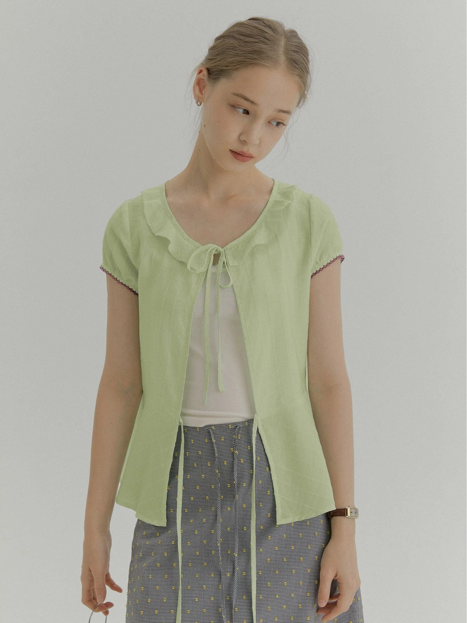 Ruffle Tie Top - Image 4