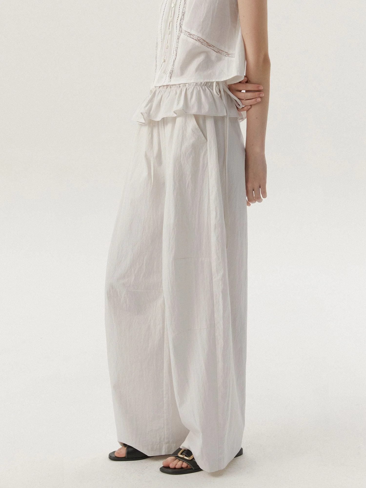 Ruffle Waist Pants - Image 2