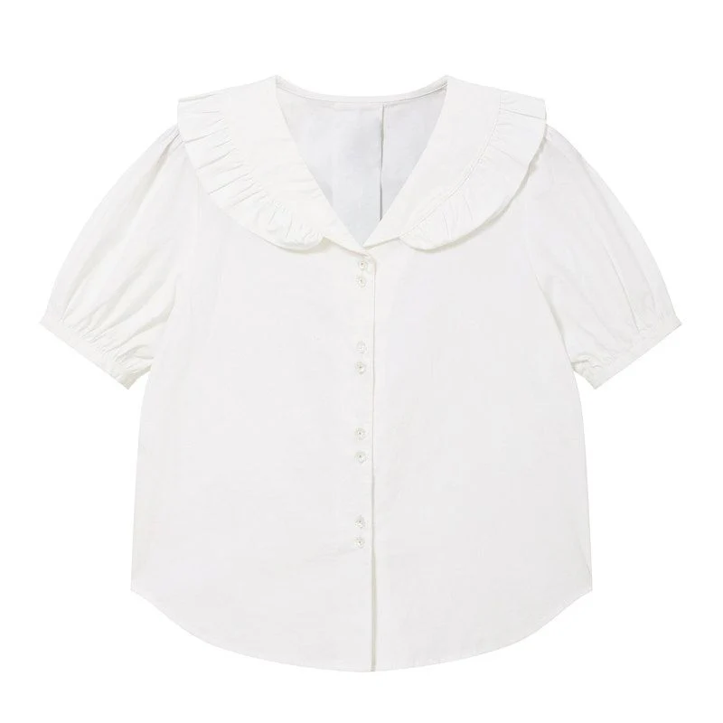 Ruffled Collar Blouse - Image 5