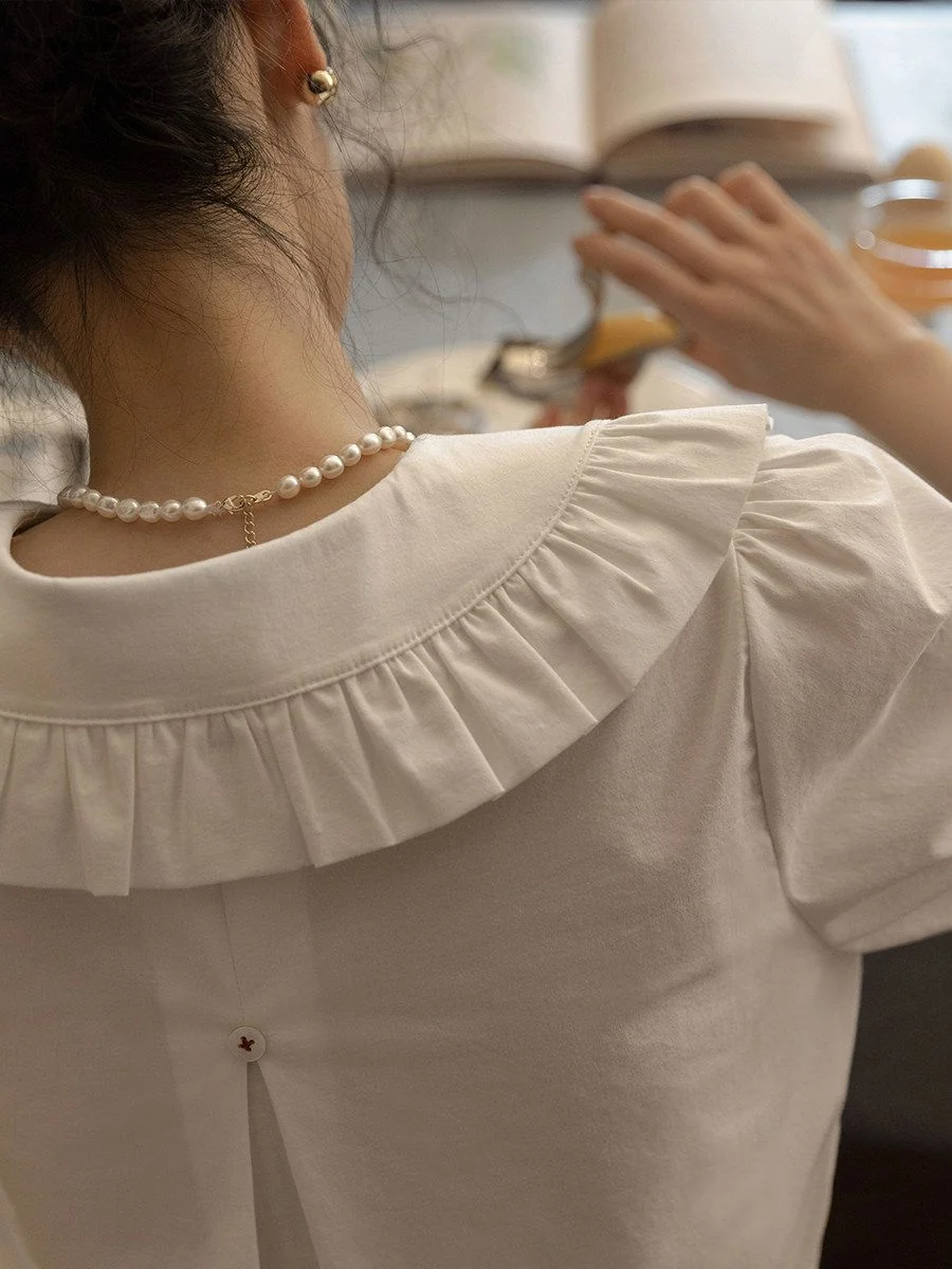 Ruffled Collar Blouse - Image 6