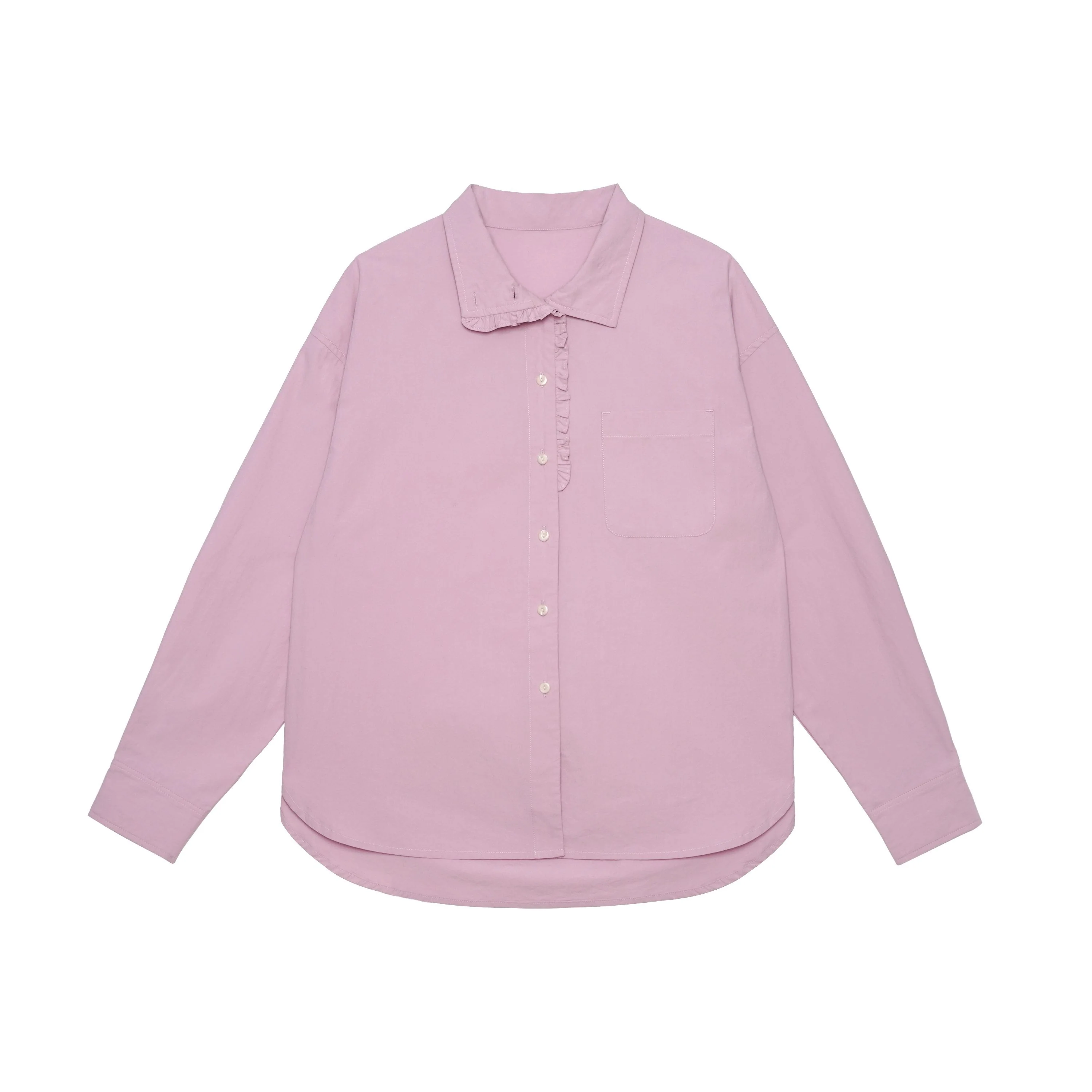 Ruffled Placket Shirt - Image 5