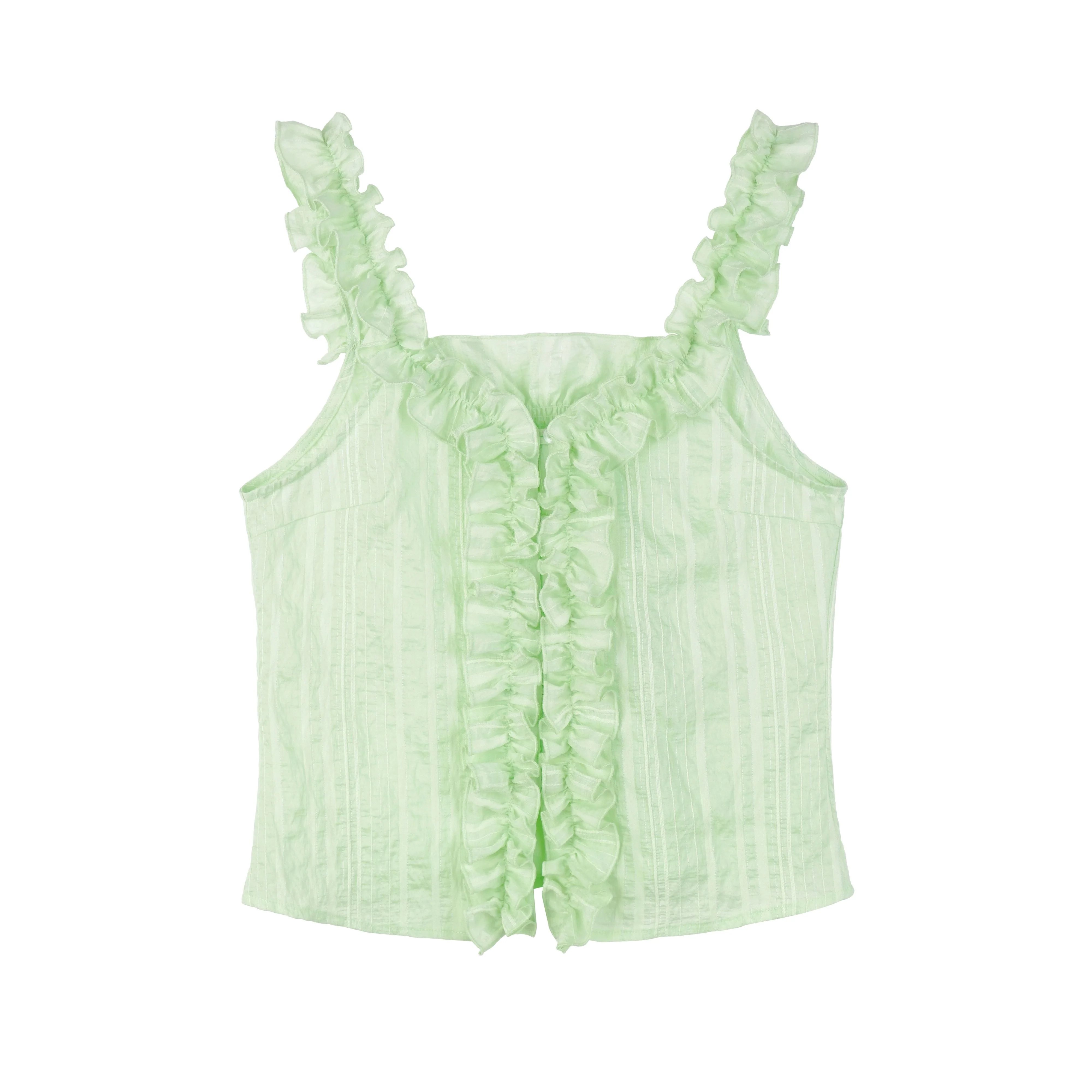 Ruffled Stripe Top - Image 6