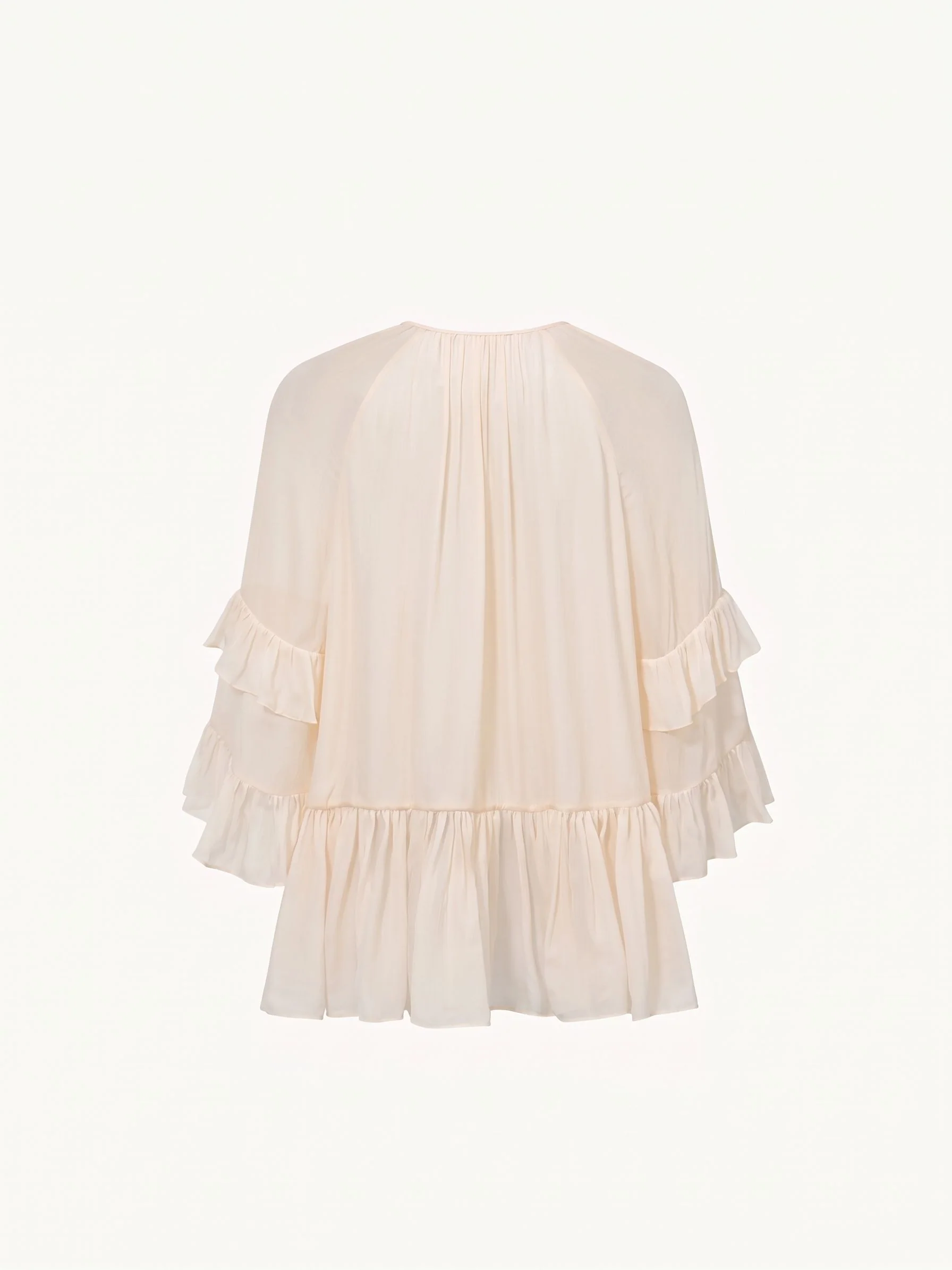 Ruffled Tie Blouse - Image 5