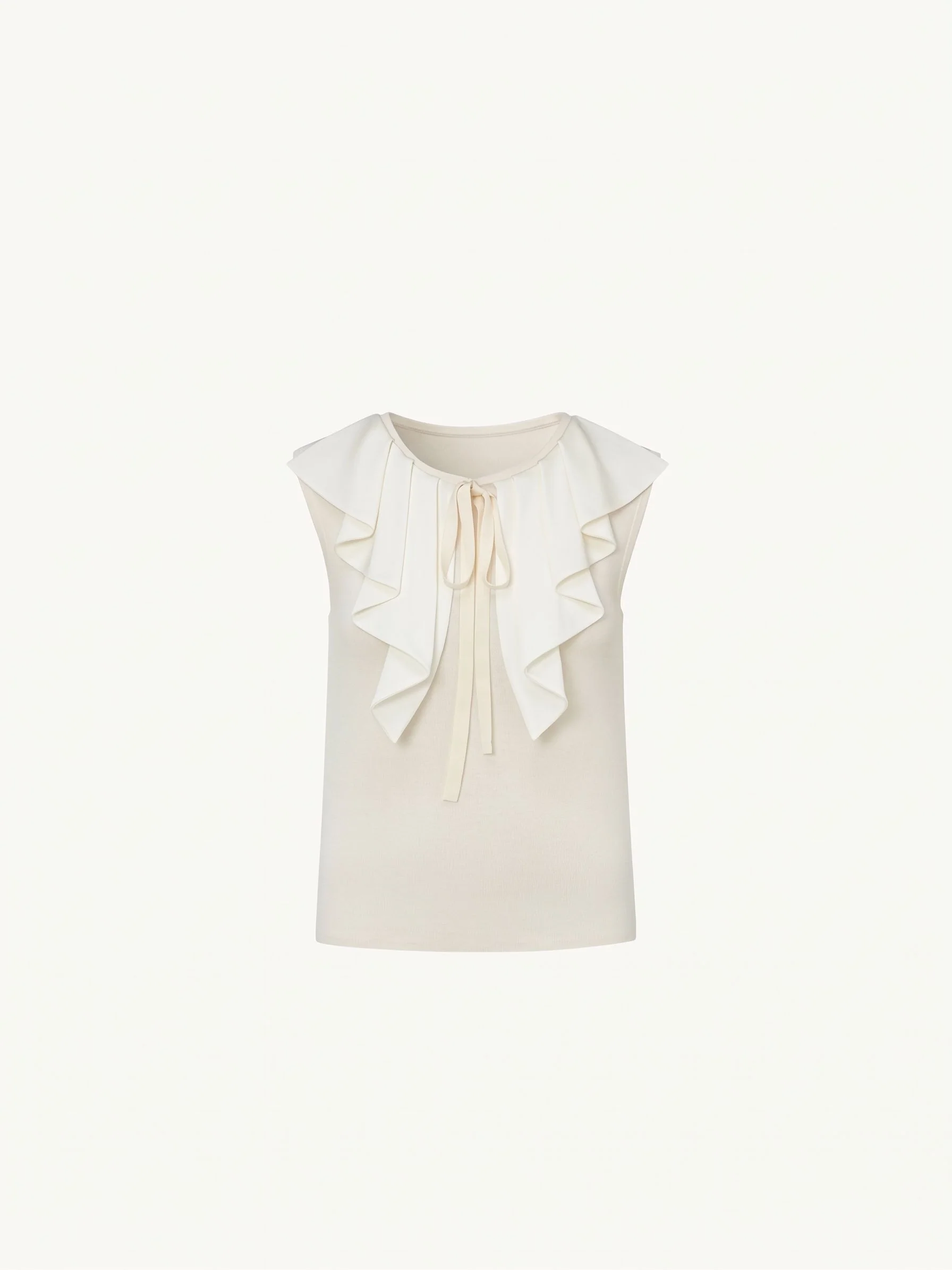 Ruffled Tie Knit Top - Image 5