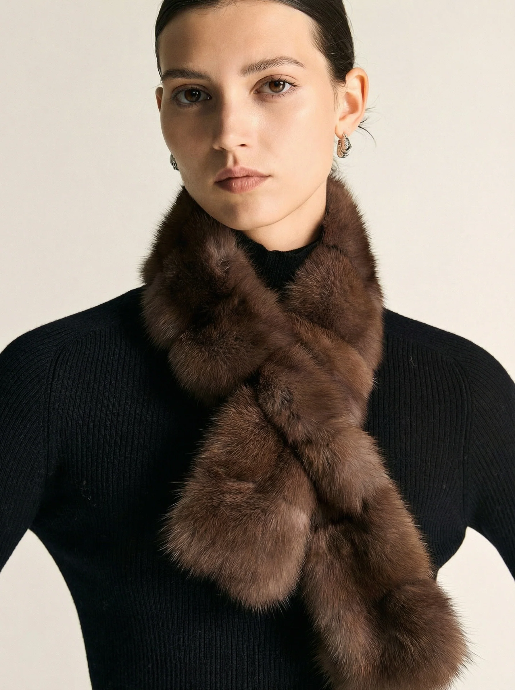 Russian Sable Pull-Through Scarf - Image 2