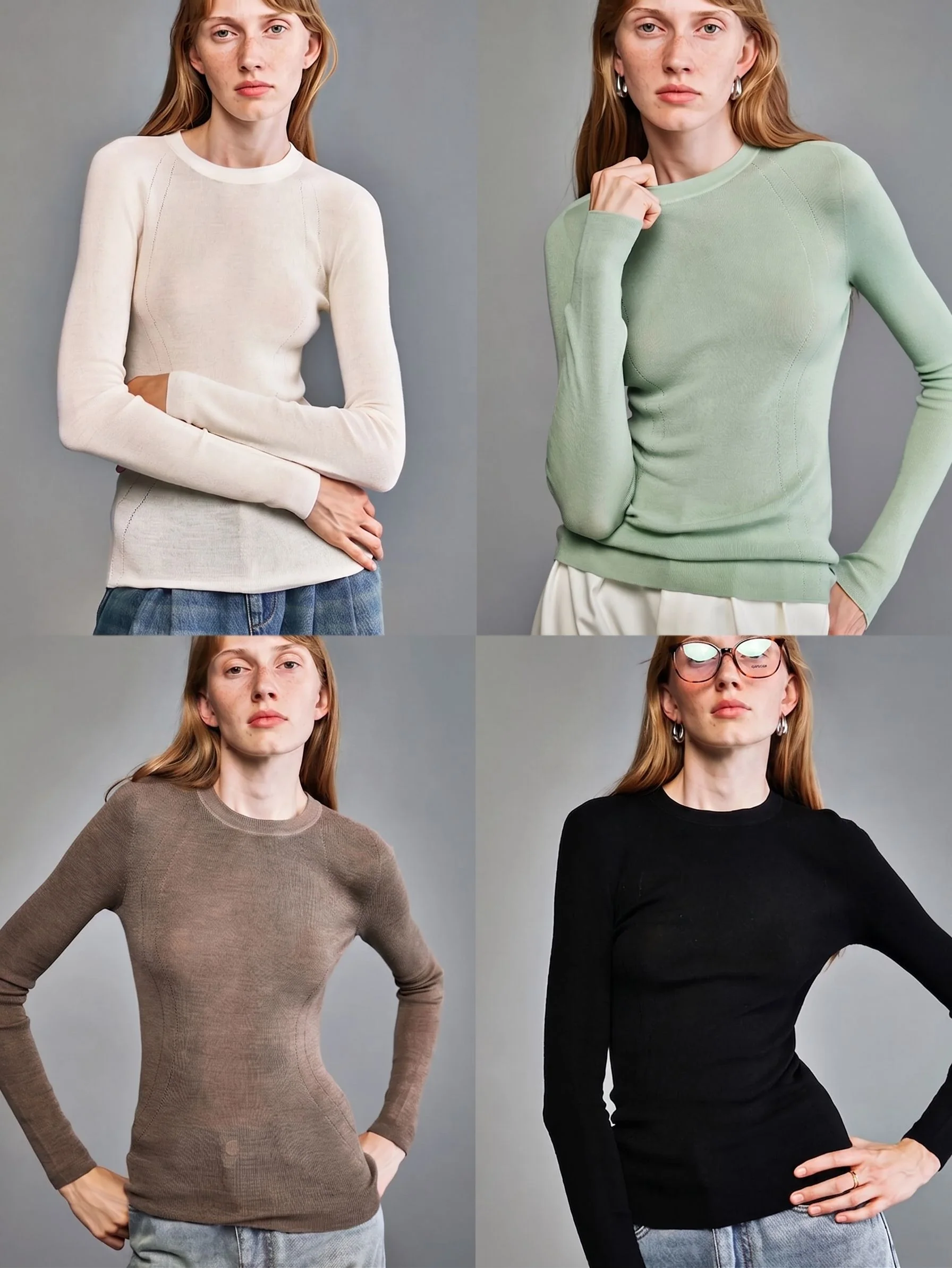 S-Curve Merino Knit Top
