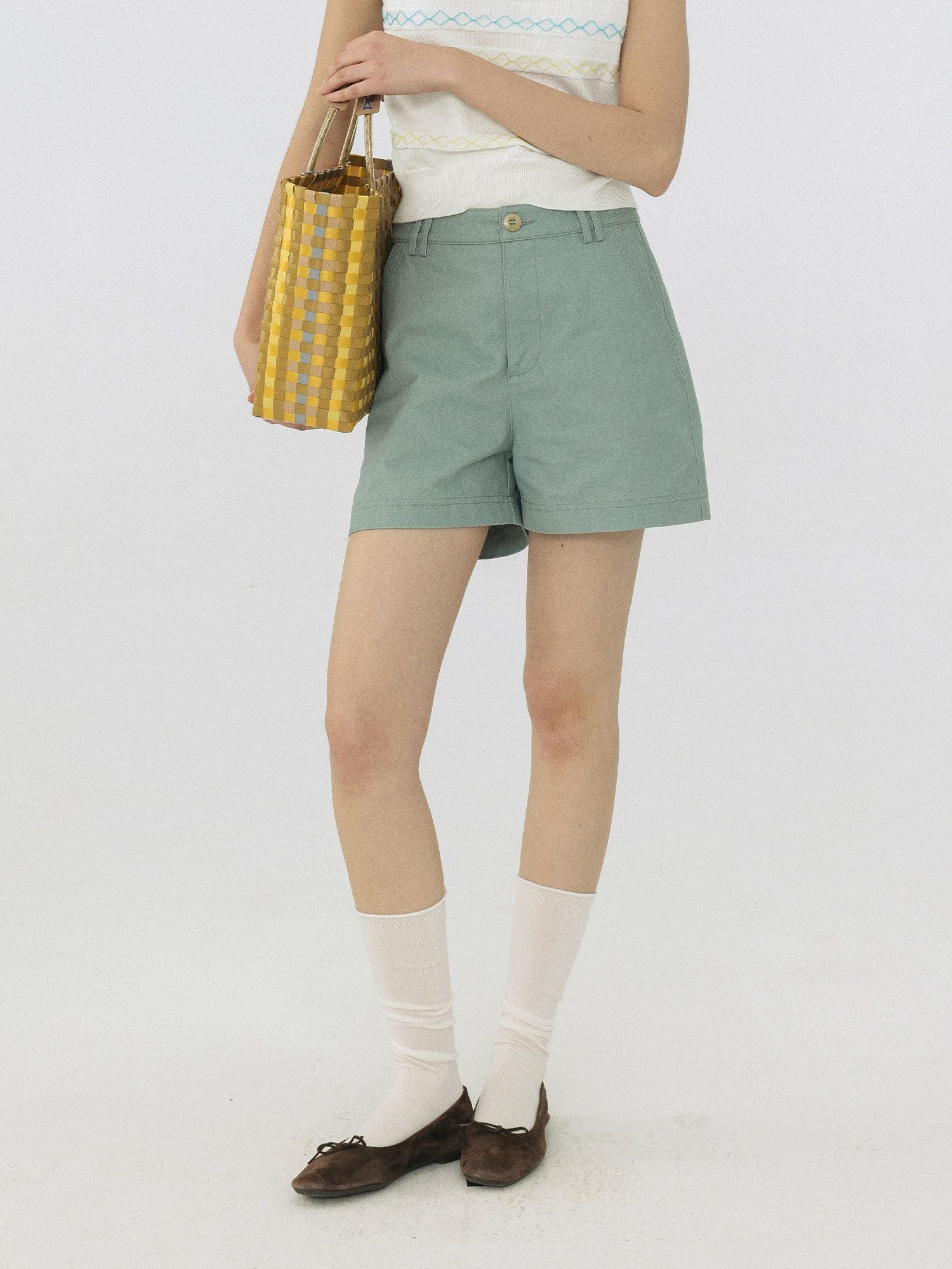 Sage Work Shorts
