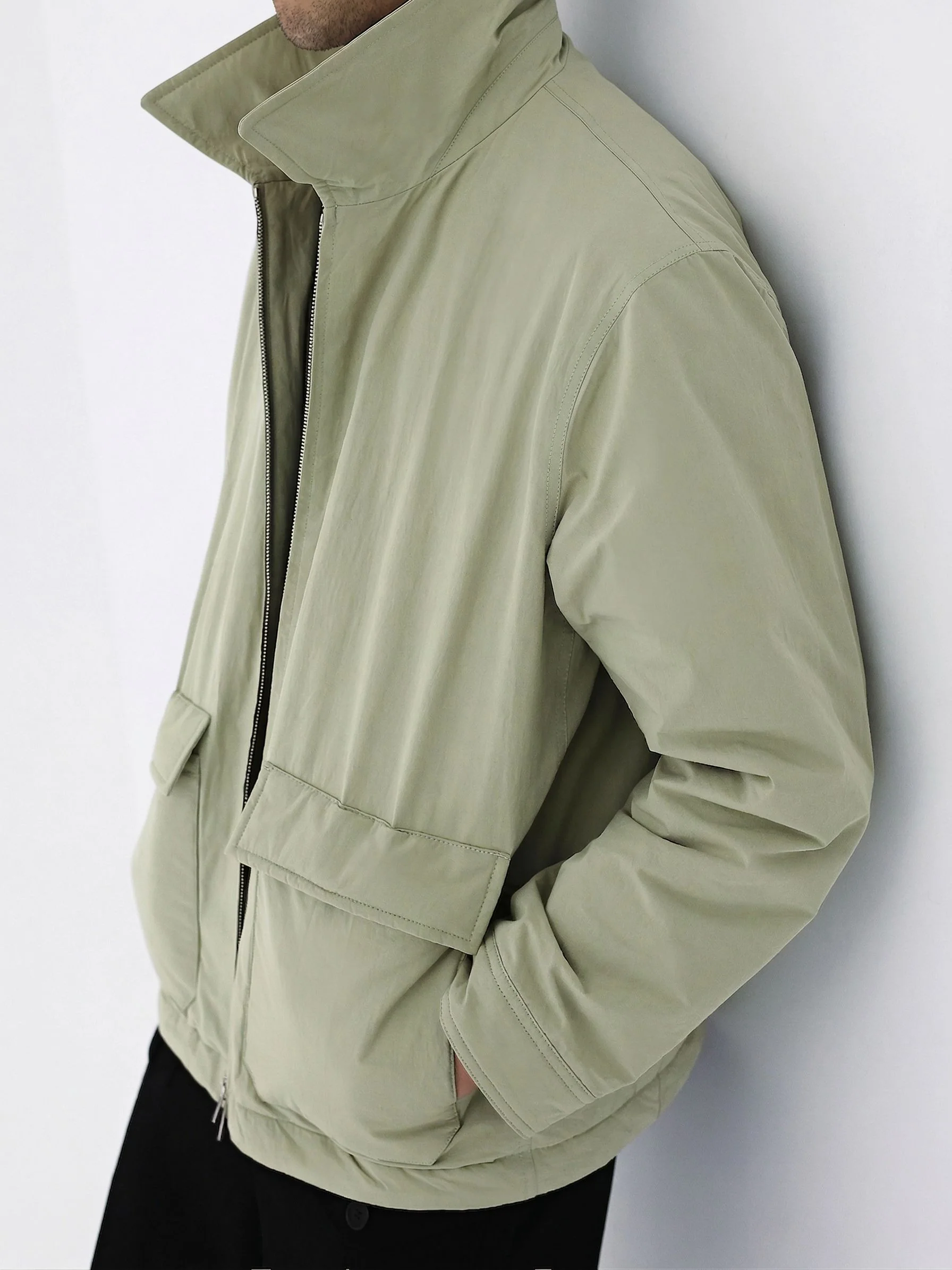 Sage Zip Utility Jacket - Image 2