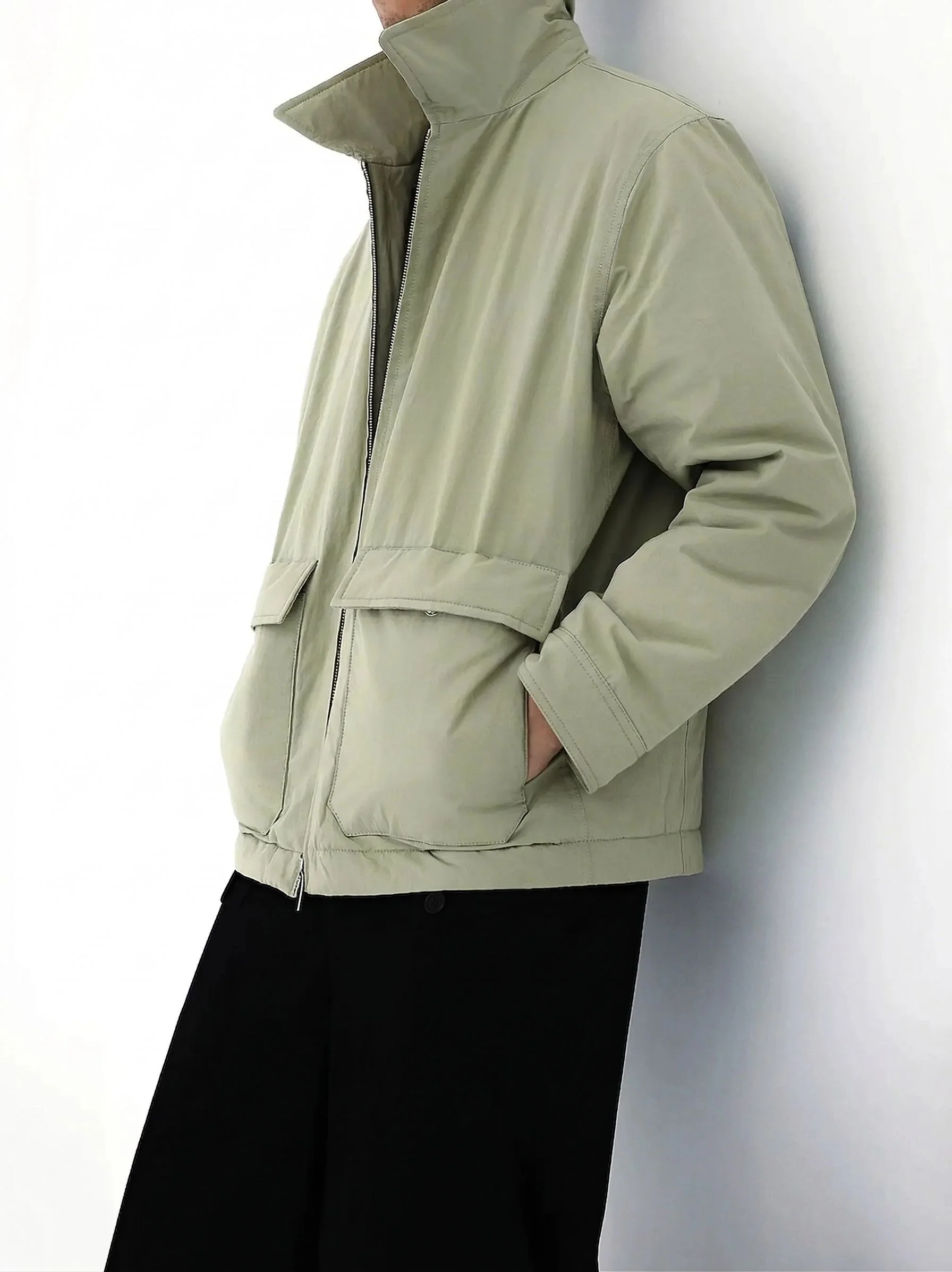 Sage Zip Utility Jacket - Image 4