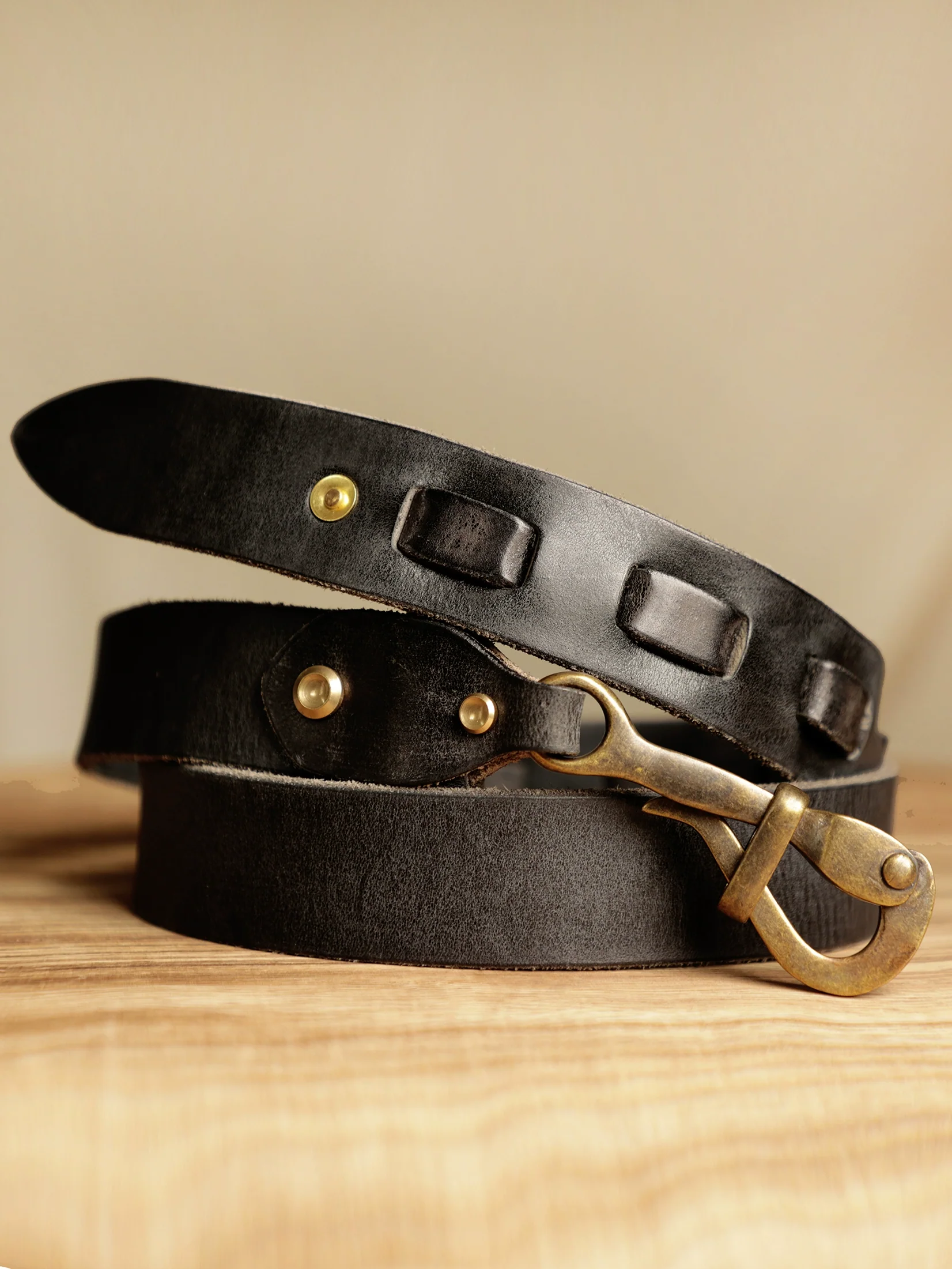 Sailor Hook Leather Belt - Image 6