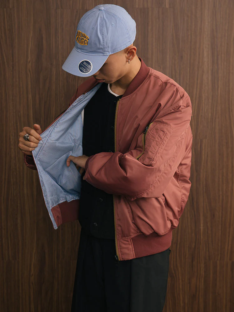 Salmon Bomber Jacket - Image 2