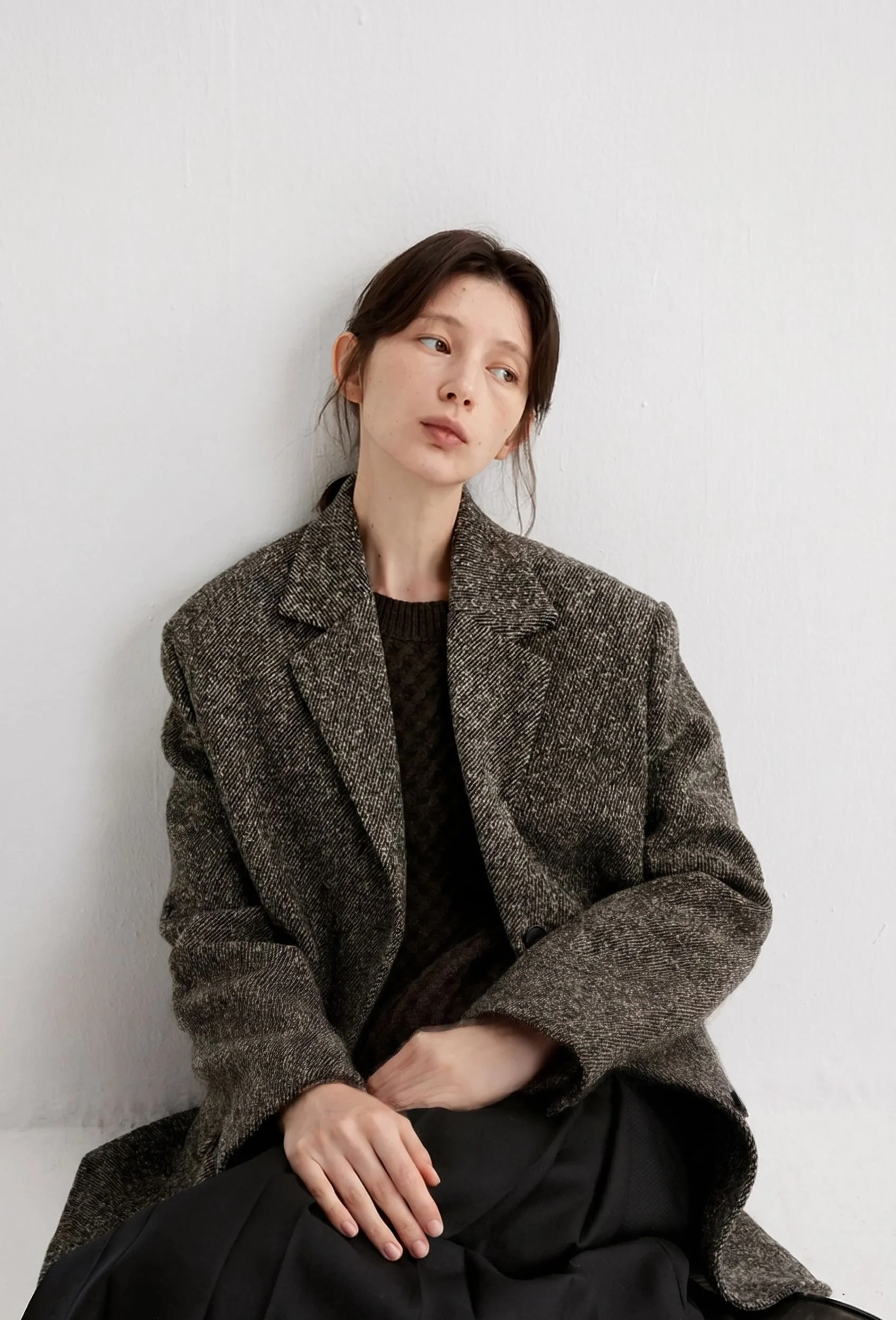 Salt-and-Pepper Blazer
