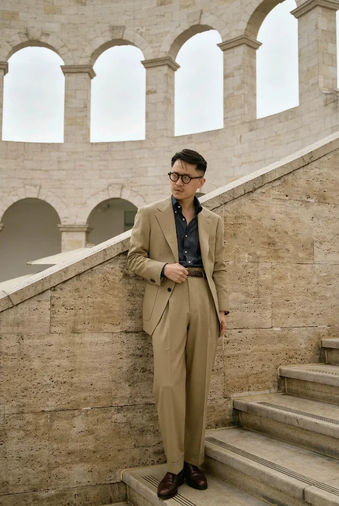 Sand and Dust Italian Suit