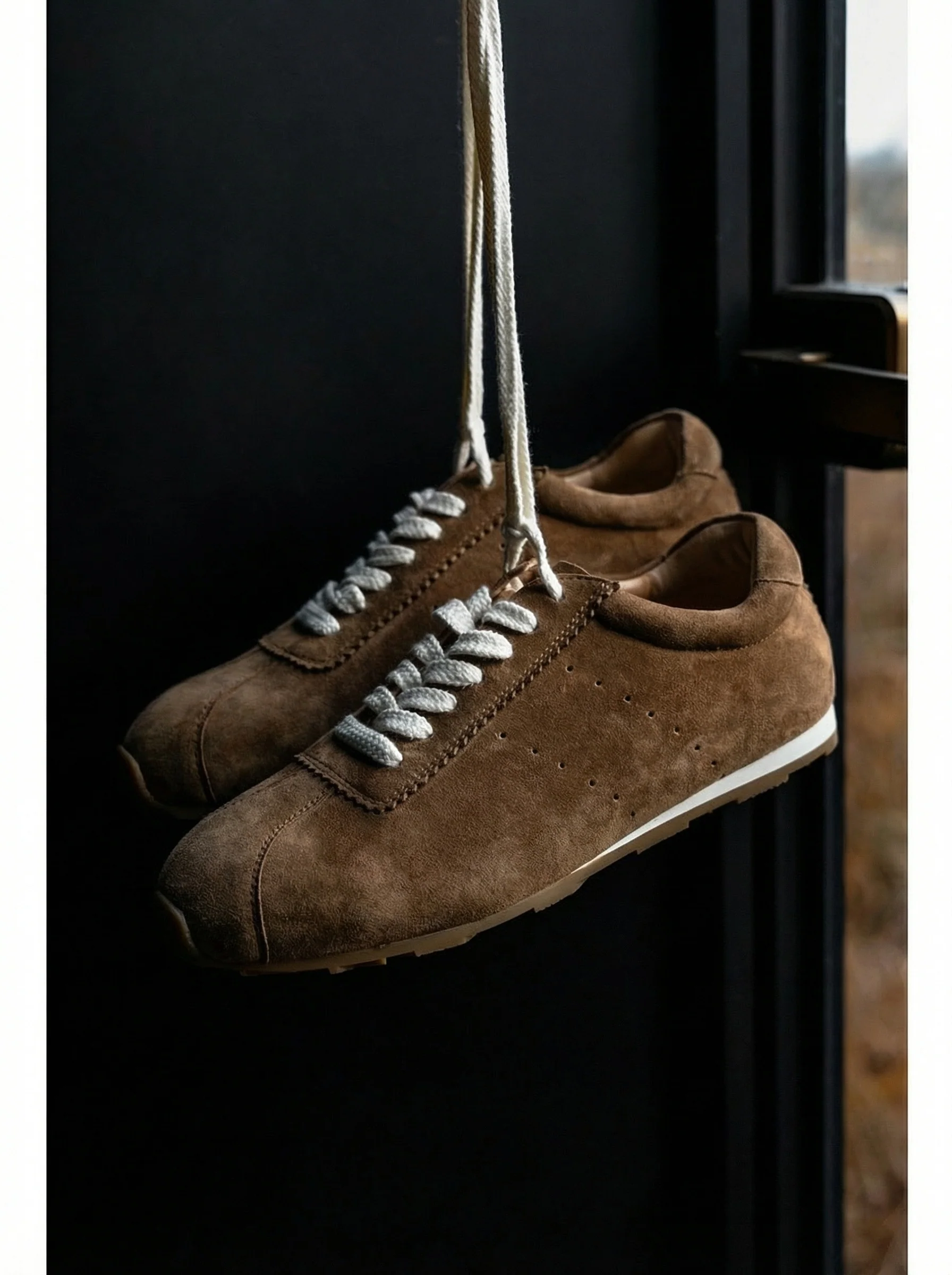 Sand Time Suede Trainers