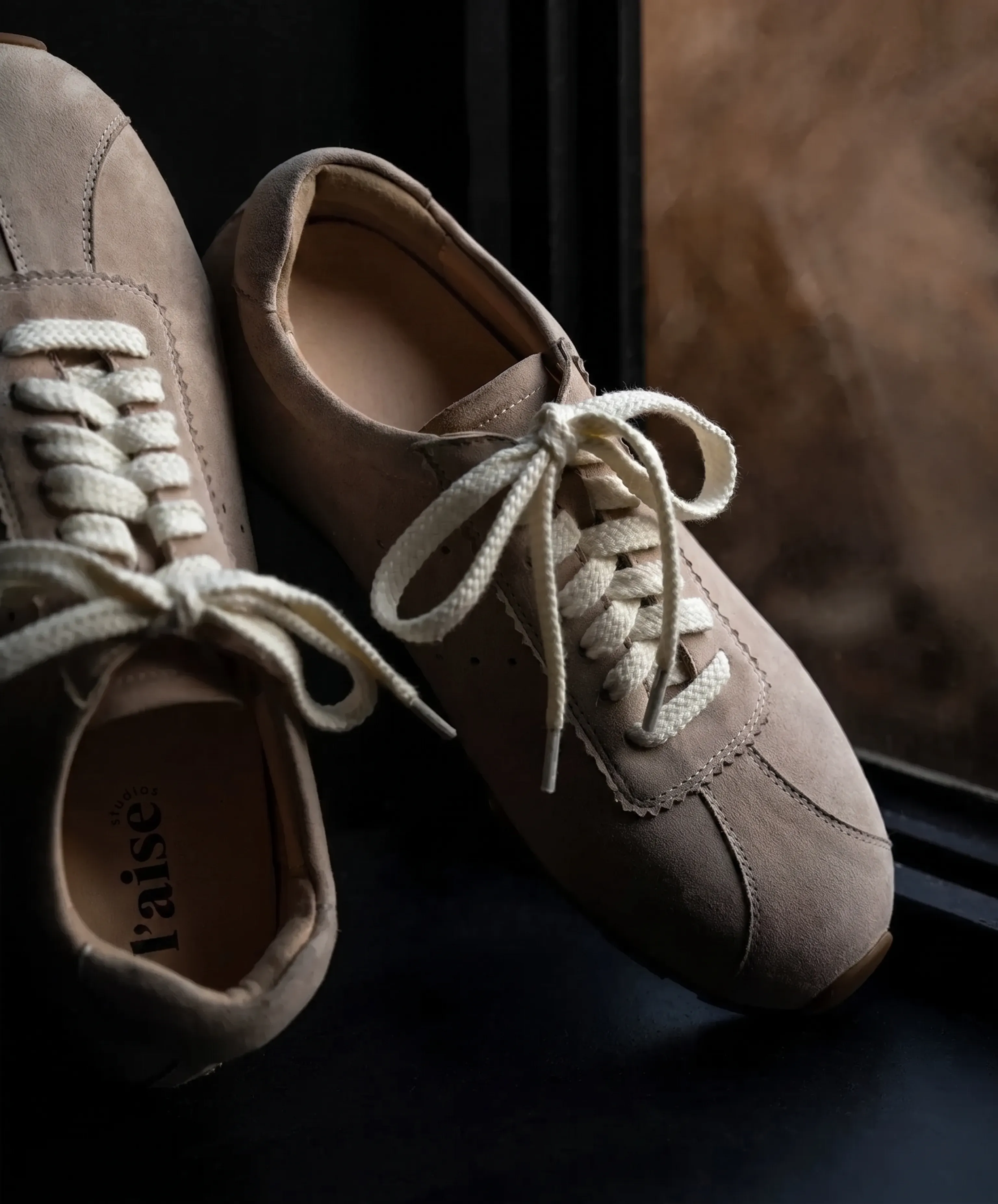 Sand Time Suede Trainers - Image 3