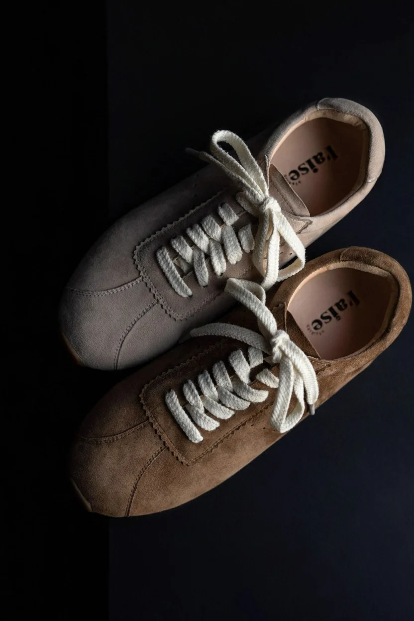 Sand Time Suede Trainers - Image 7