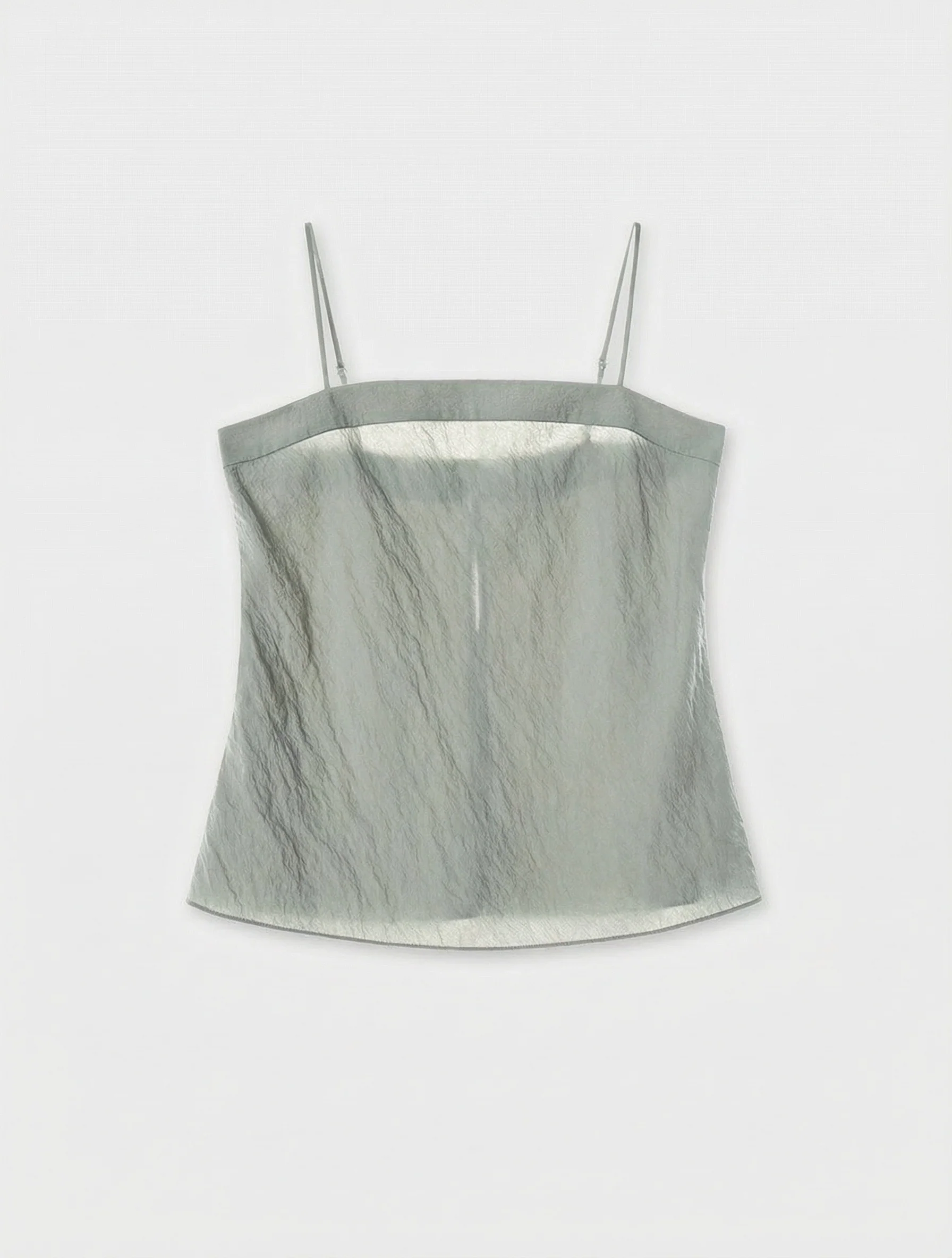 Sand-Washed Mulberry Silk Crepe Pleated Wide-Leg Pants - Image 6