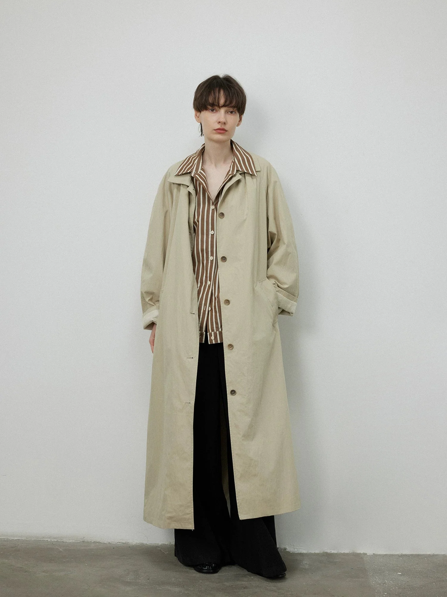 Sandwashed Belted Trench - Image 3