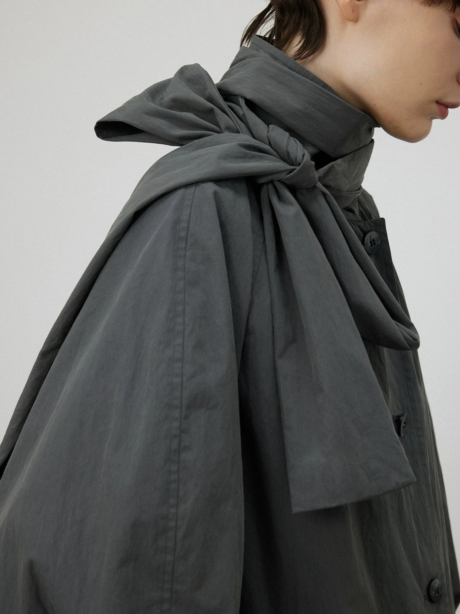 Sandwashed Belted Trench - Image 5