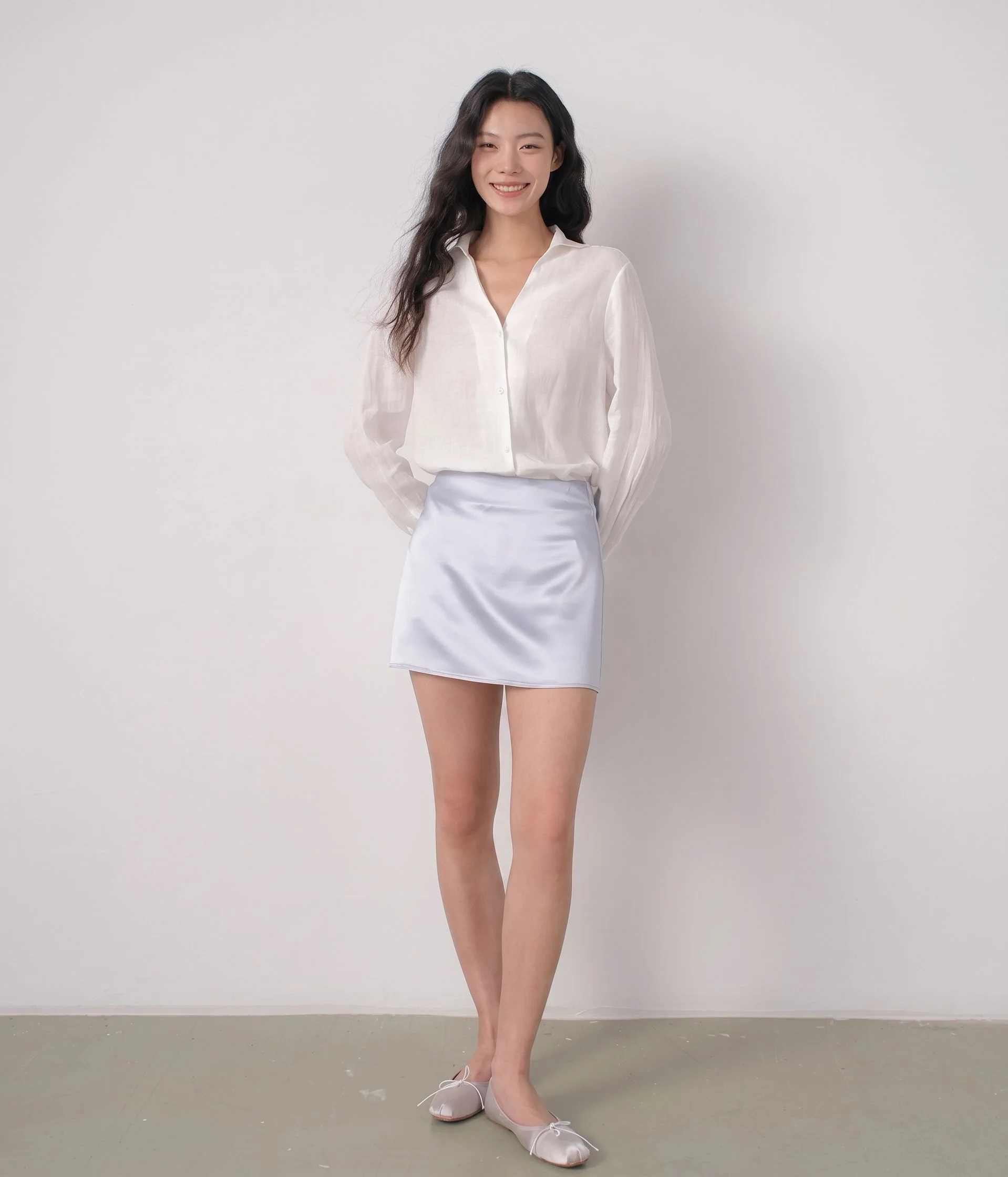 Satin Mini Skirt - Image 5