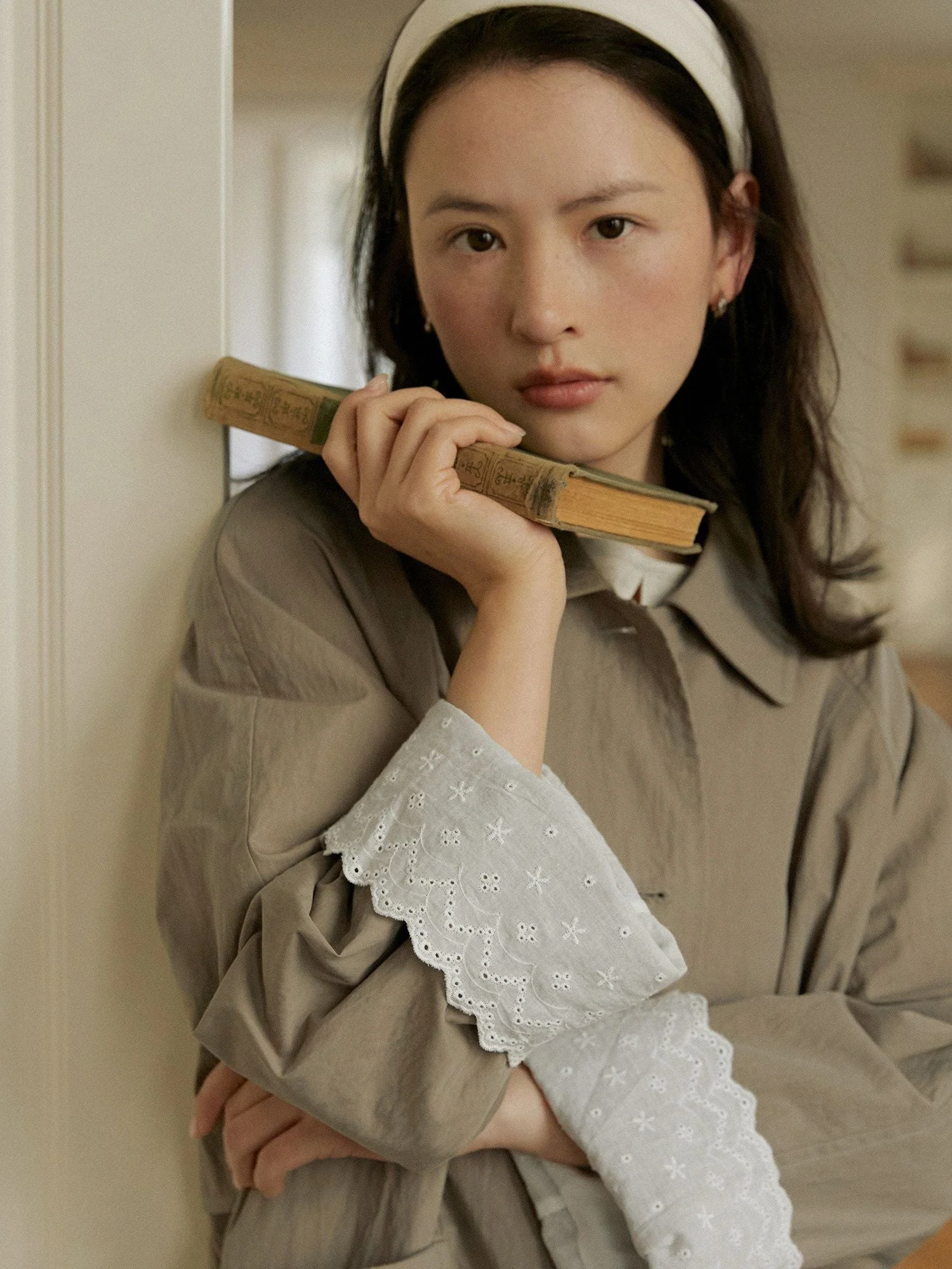 Scallop Cuff Car Coat - Image 5