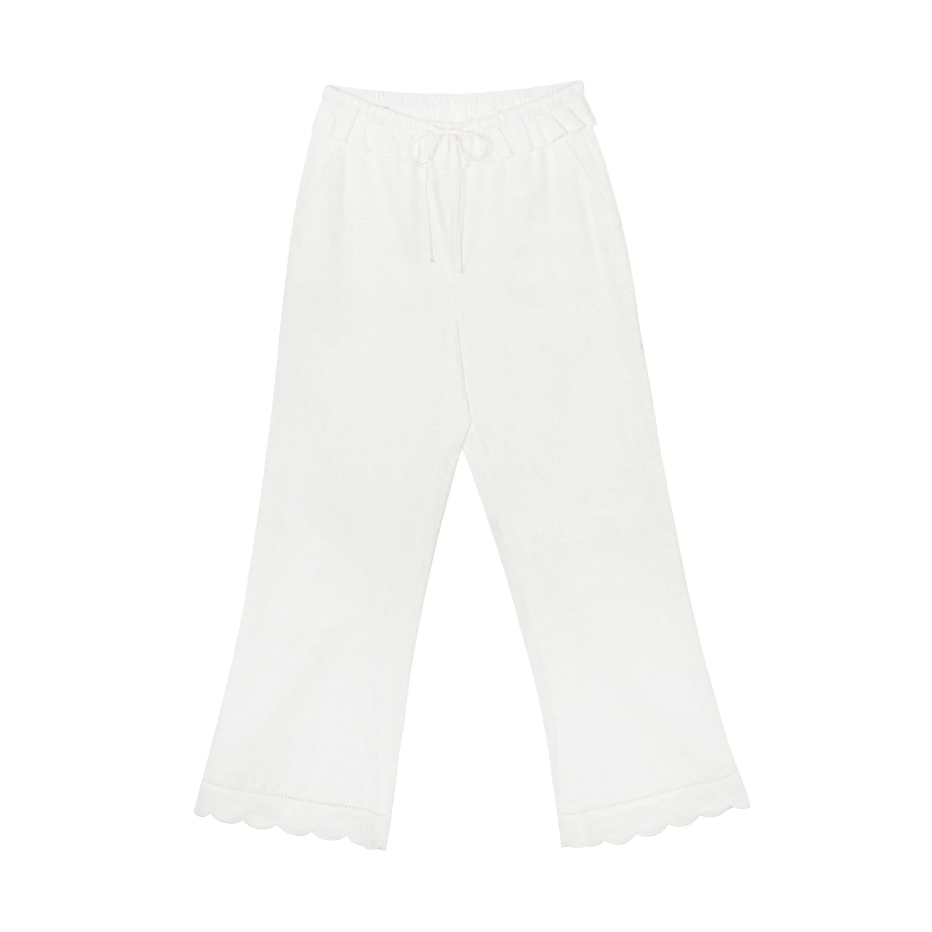 Scallop Hem Pants - Image 6