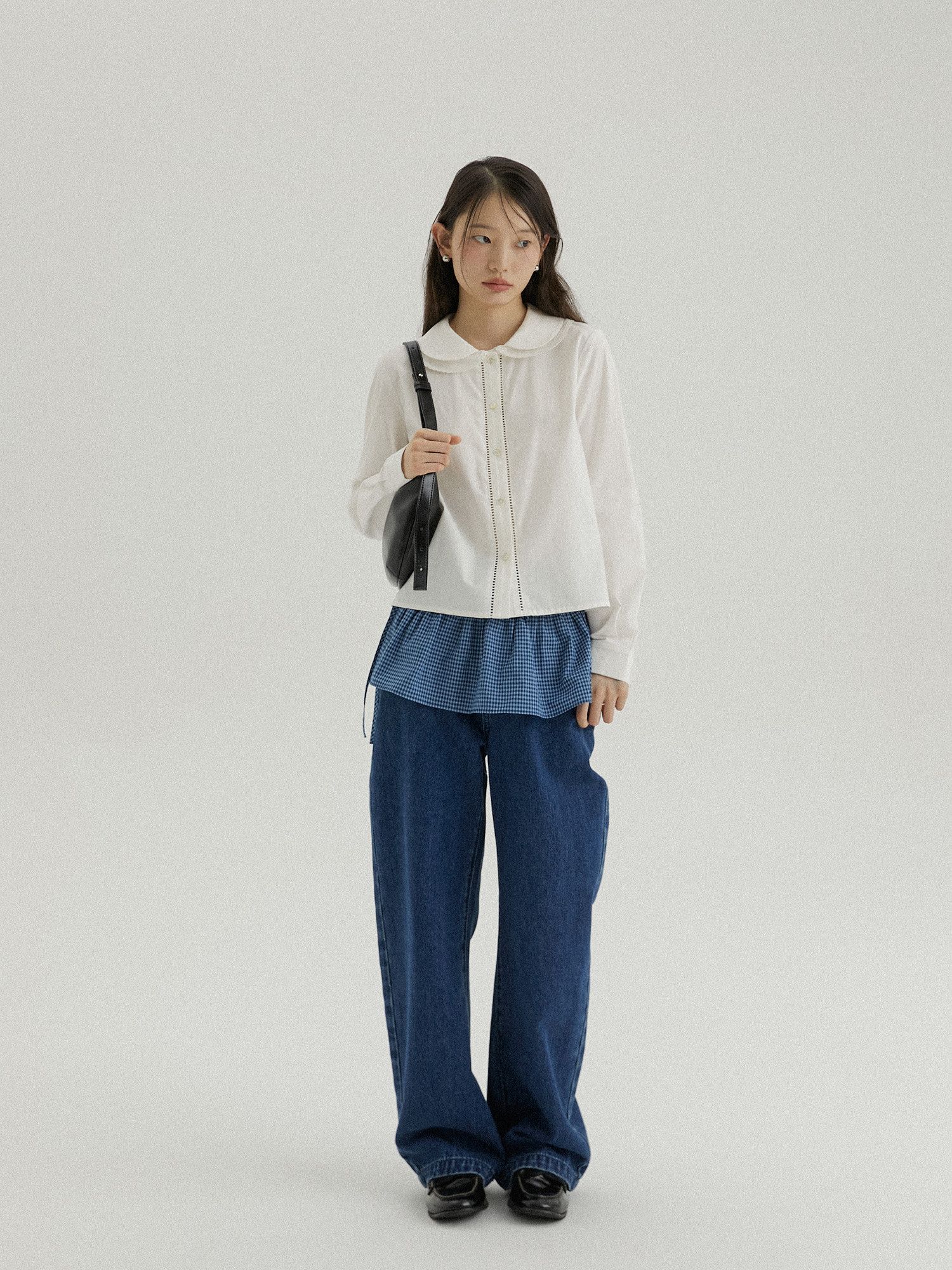 Scalloped Collar Blouse - Image 4
