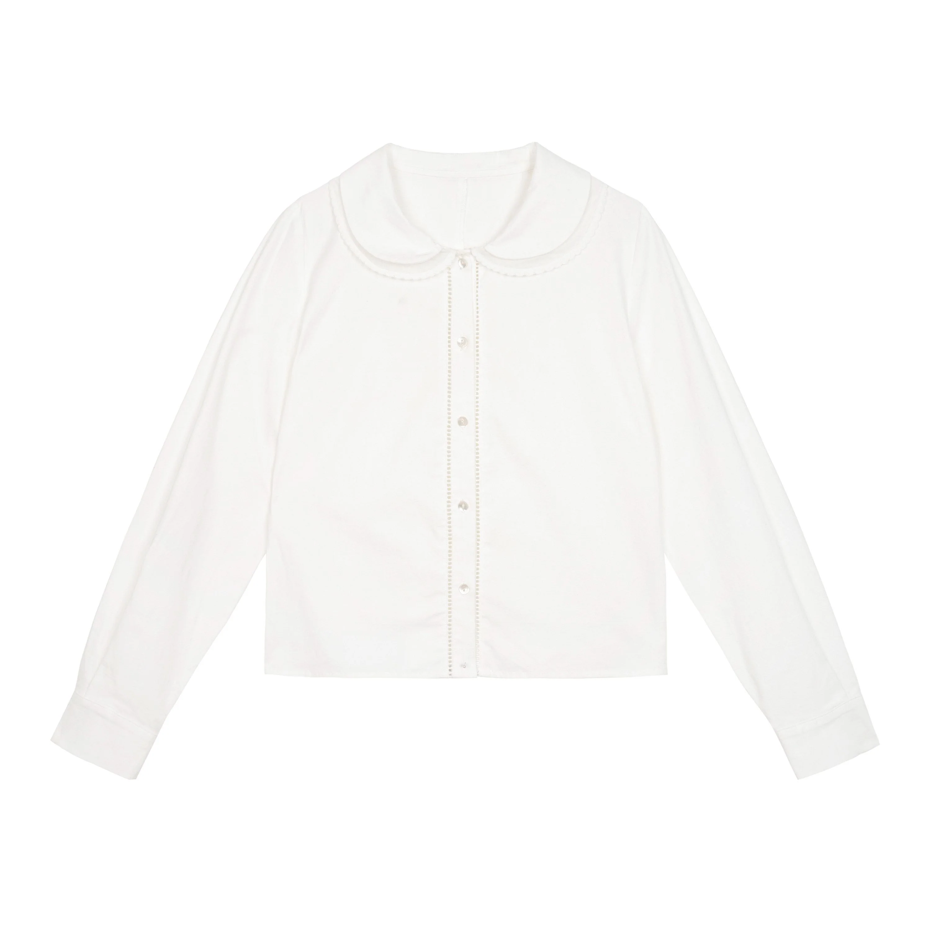 Scalloped Collar Blouse - Image 6