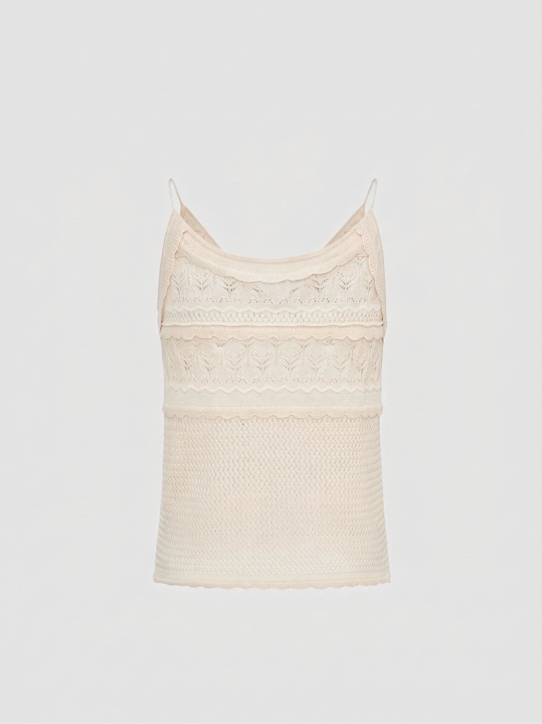 Scalloped Knit Camisole - Image 5