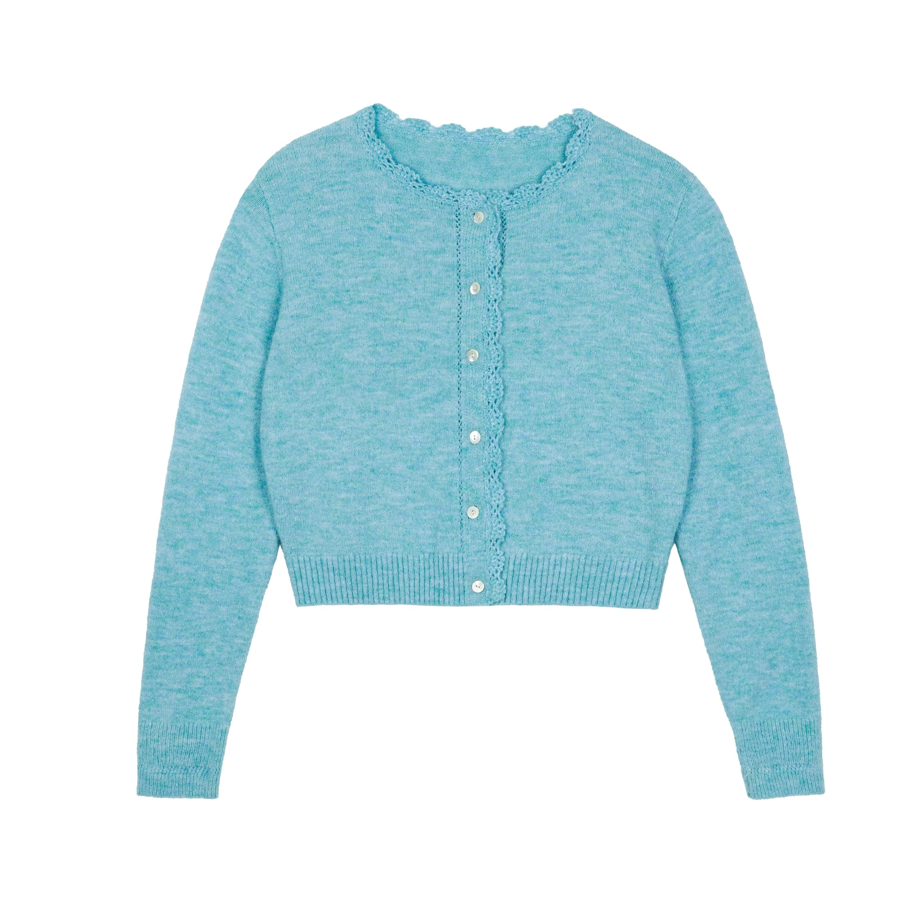 Scalloped Knit Cardigan - Image 6