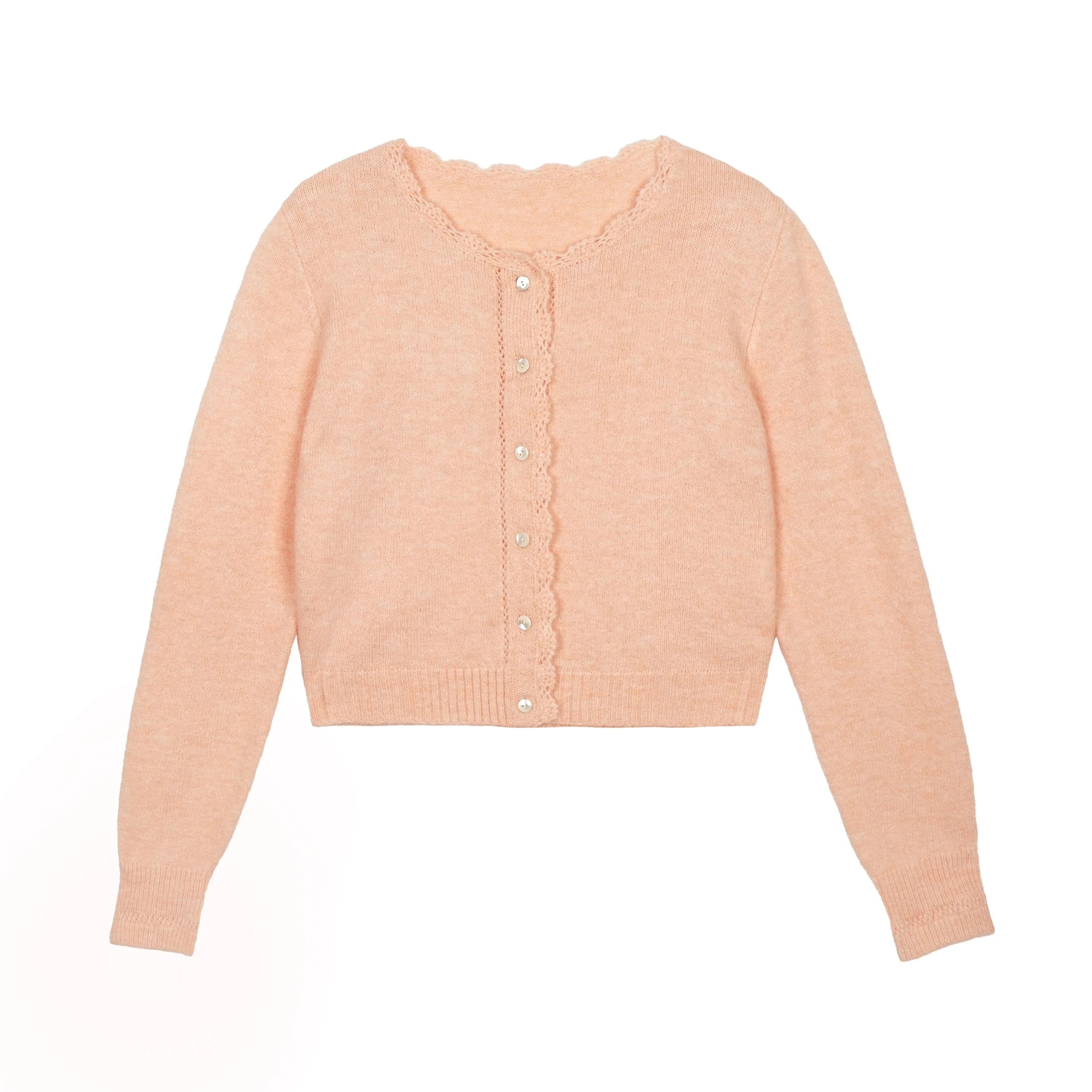 Scalloped Knit Cardigan - Image 7