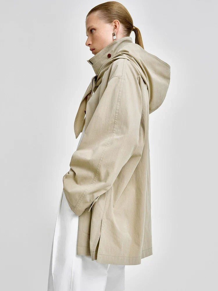 Scarf Collar Jacket - Image 2