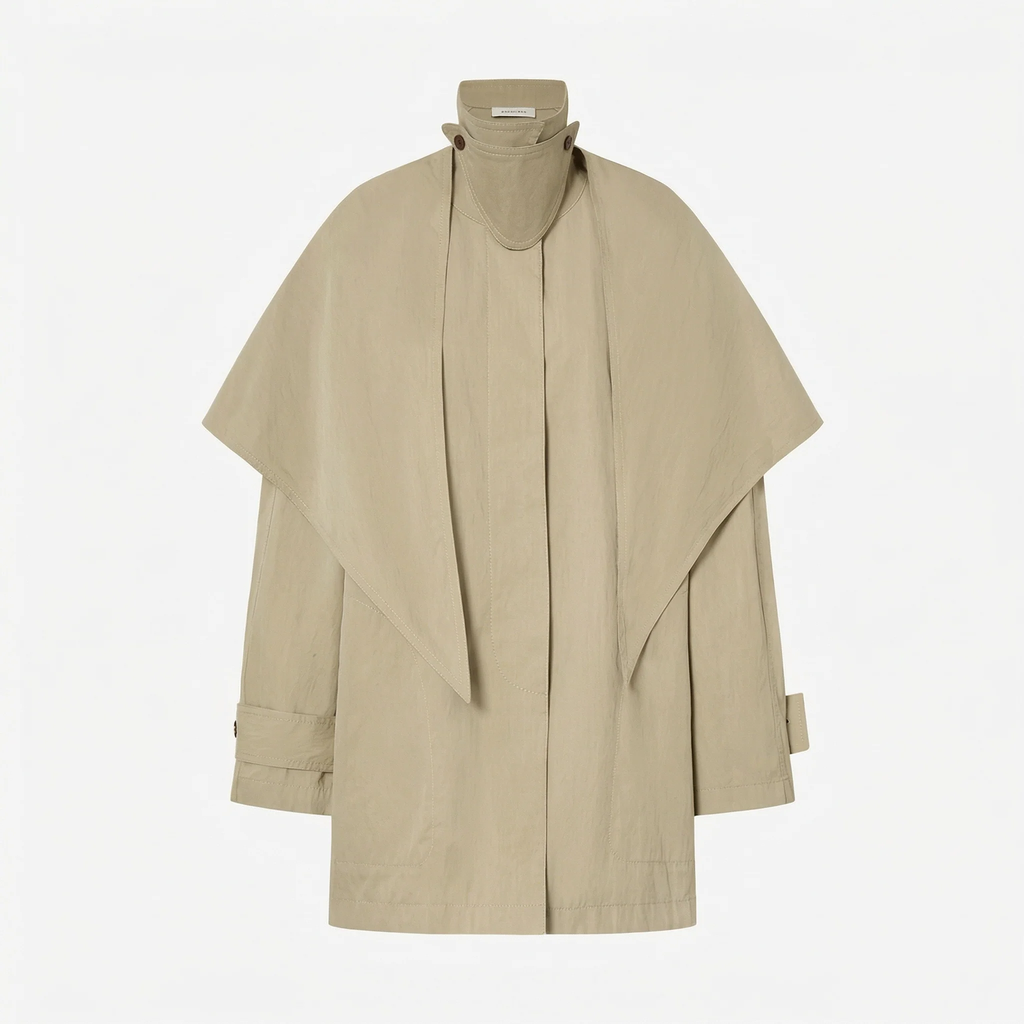 Scarf Collar Jacket - Image 5