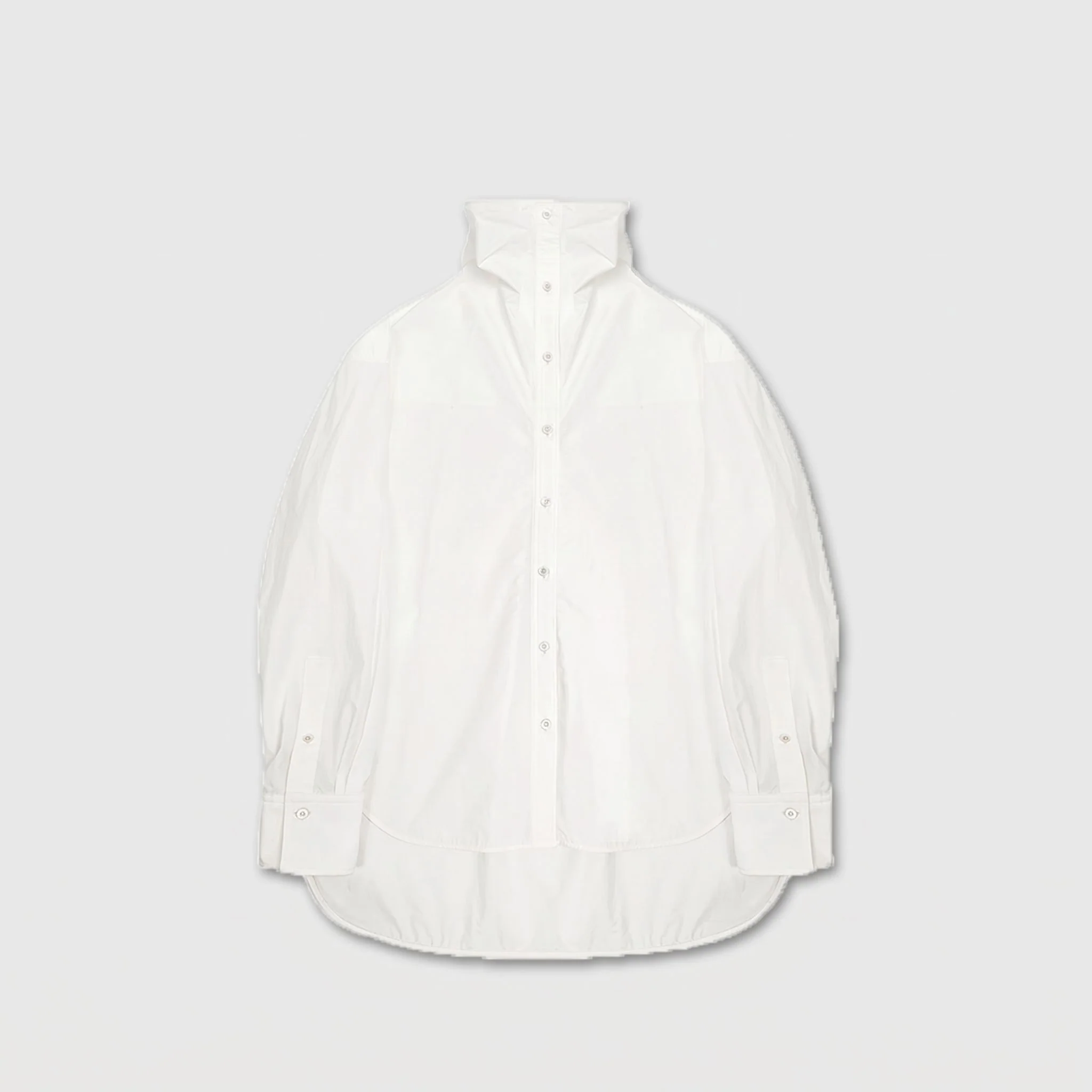 Scarf Collar Shirt - Image 6