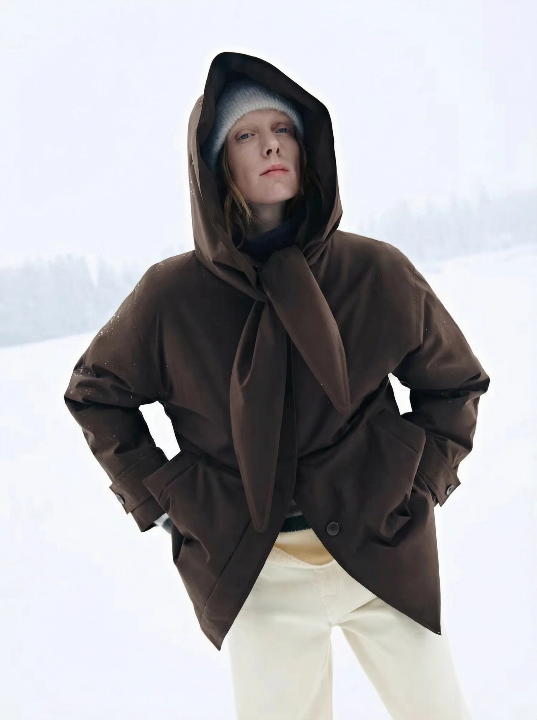 Scarf Hood Puffer - Image 3