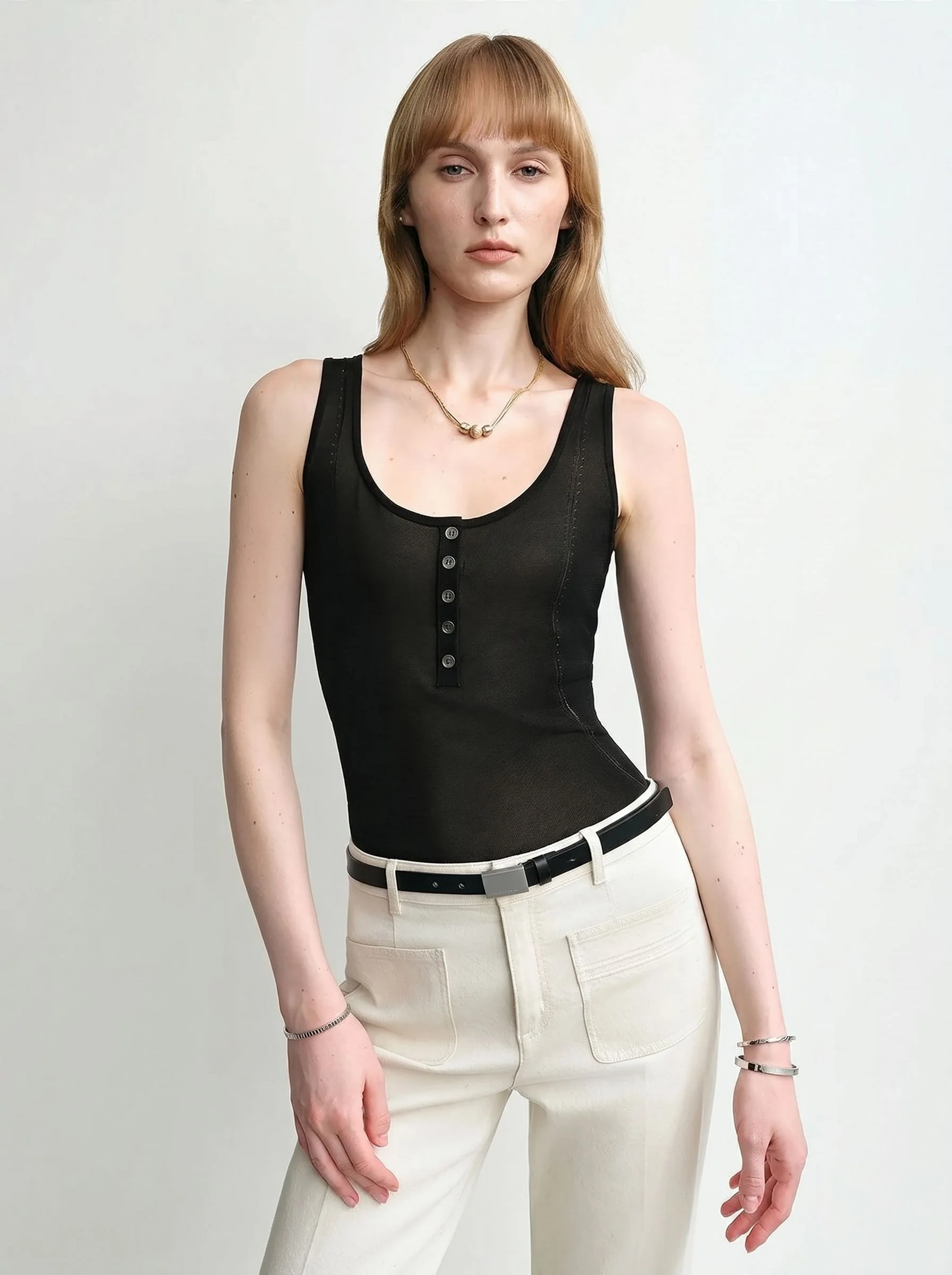 Scoop Henley Tank - Image 8