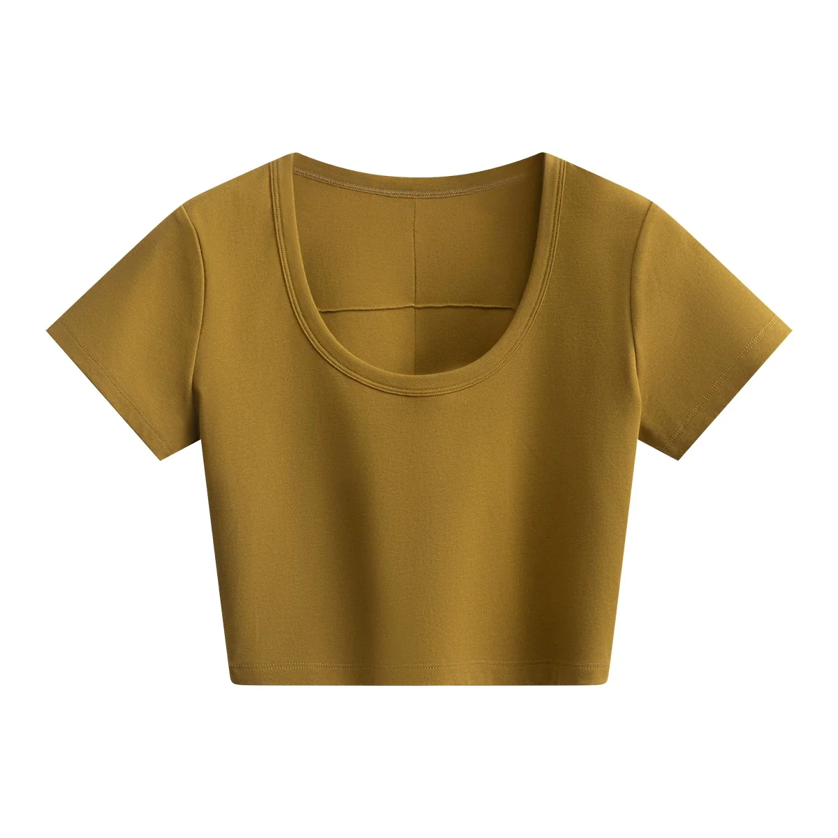 Scoop Neck Crop Tee - Image 4