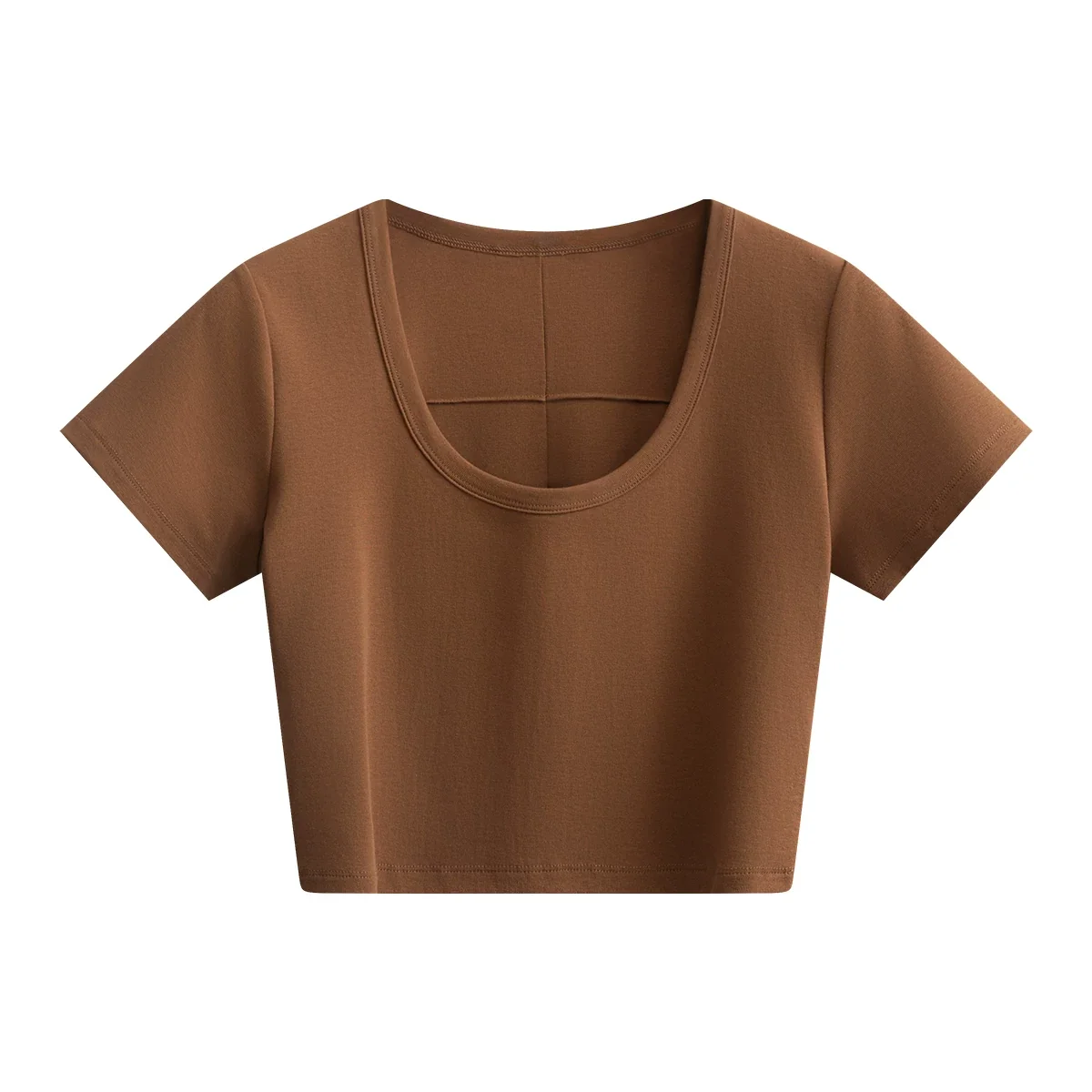 Scoop Neck Crop Tee - Image 5
