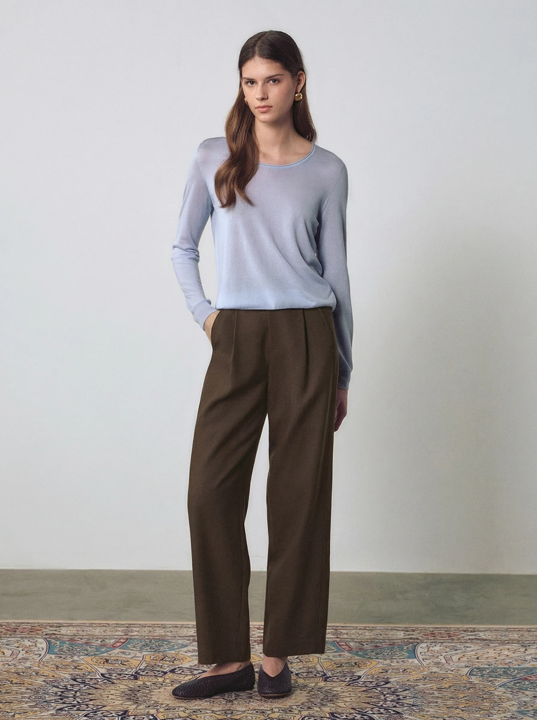 Scoop Neck Knit Top - Image 2