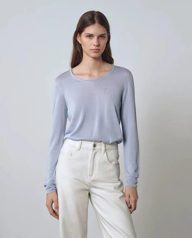 Scoop Neck Knit Top - Image 4