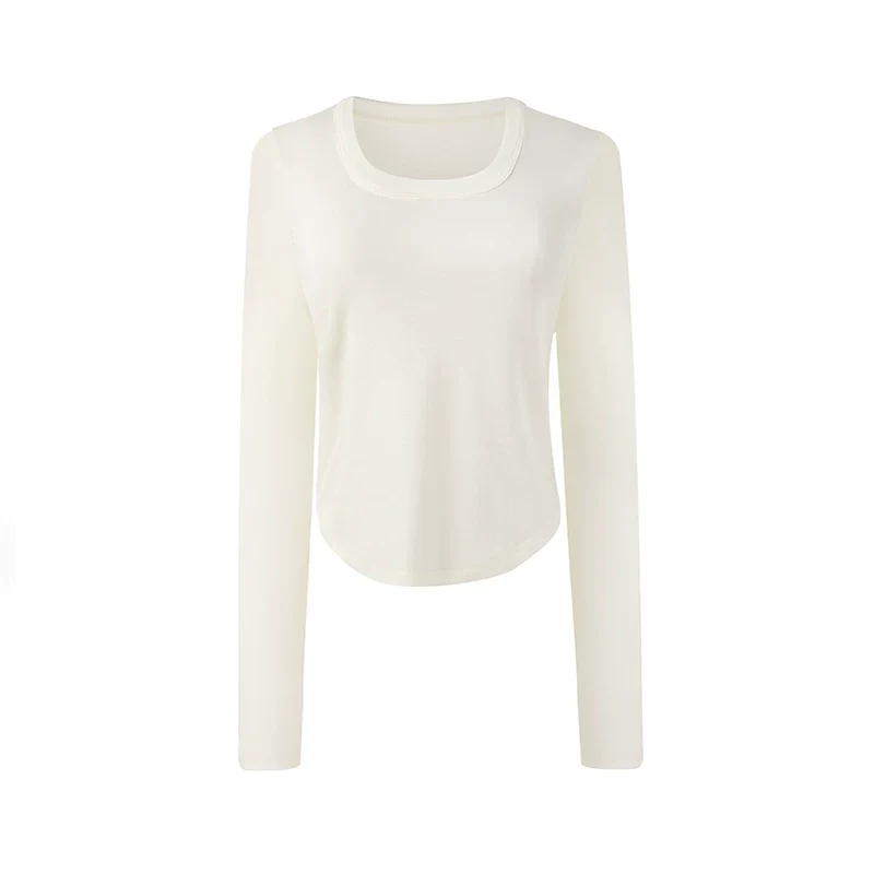 Scoop-Neck Long-Sleeve Tee - Image 8