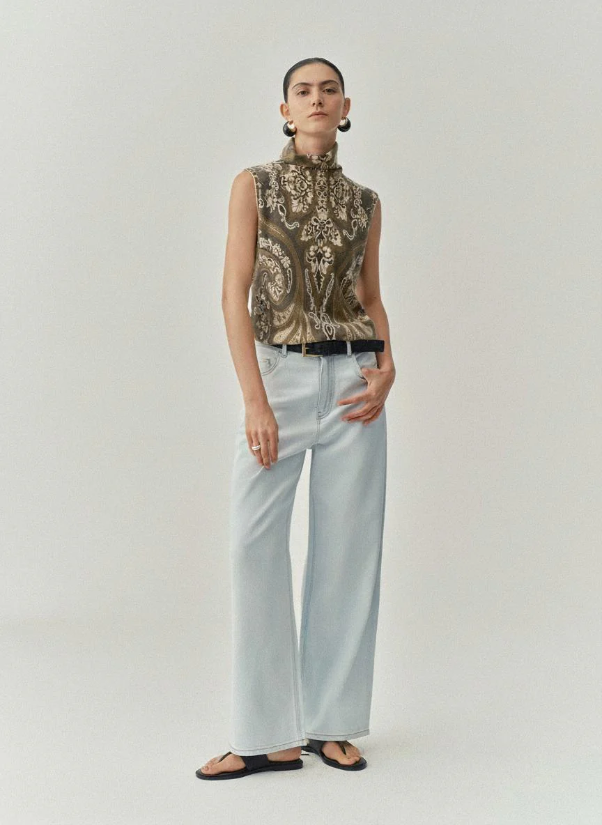 Sea Salt Straight Jeans