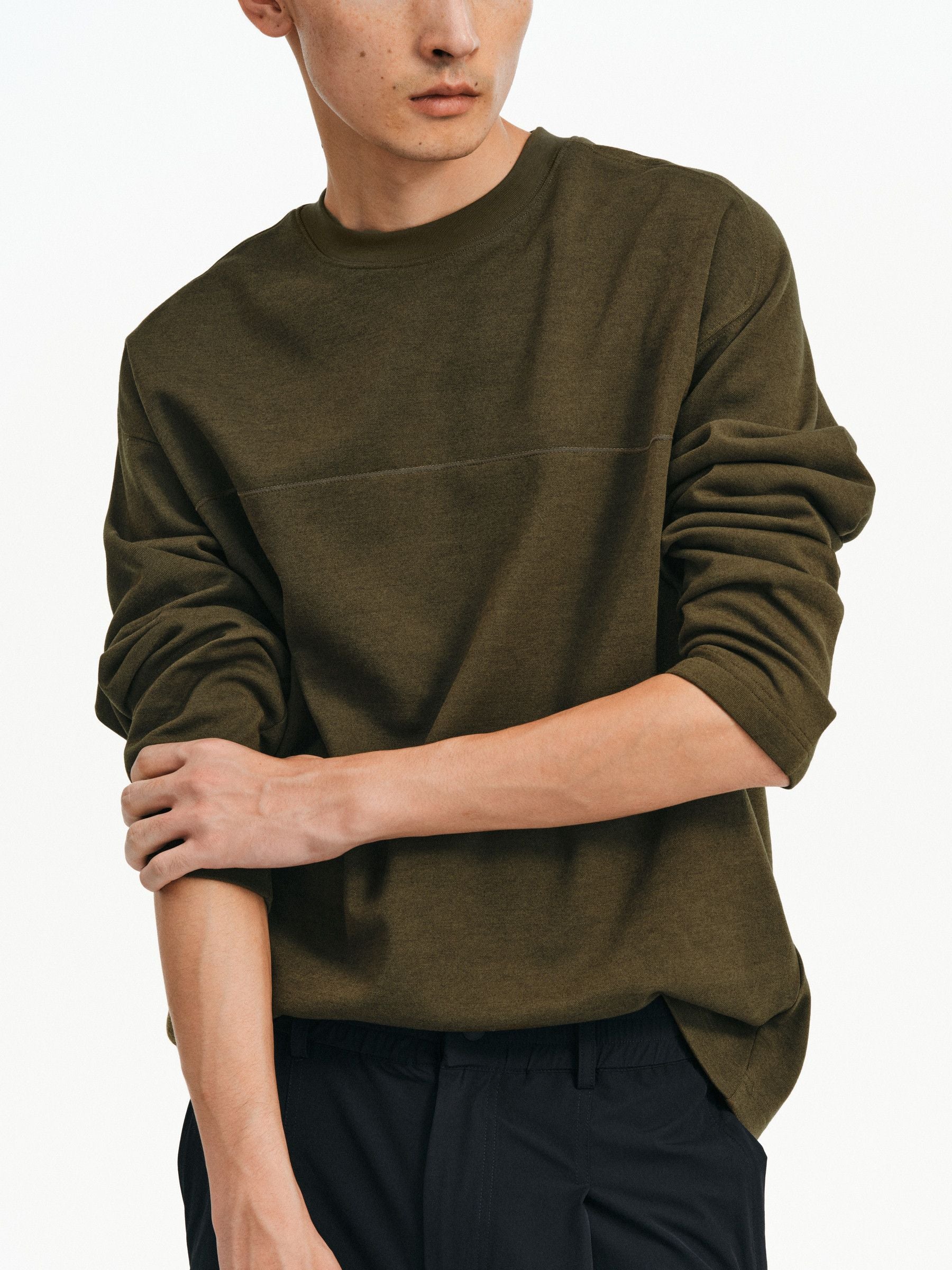 Seamed Crewneck Top - Image 3