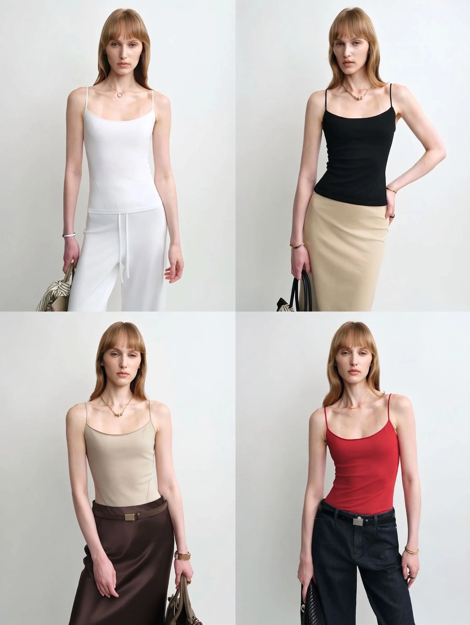 Seamed Knit Camisole - Image 2